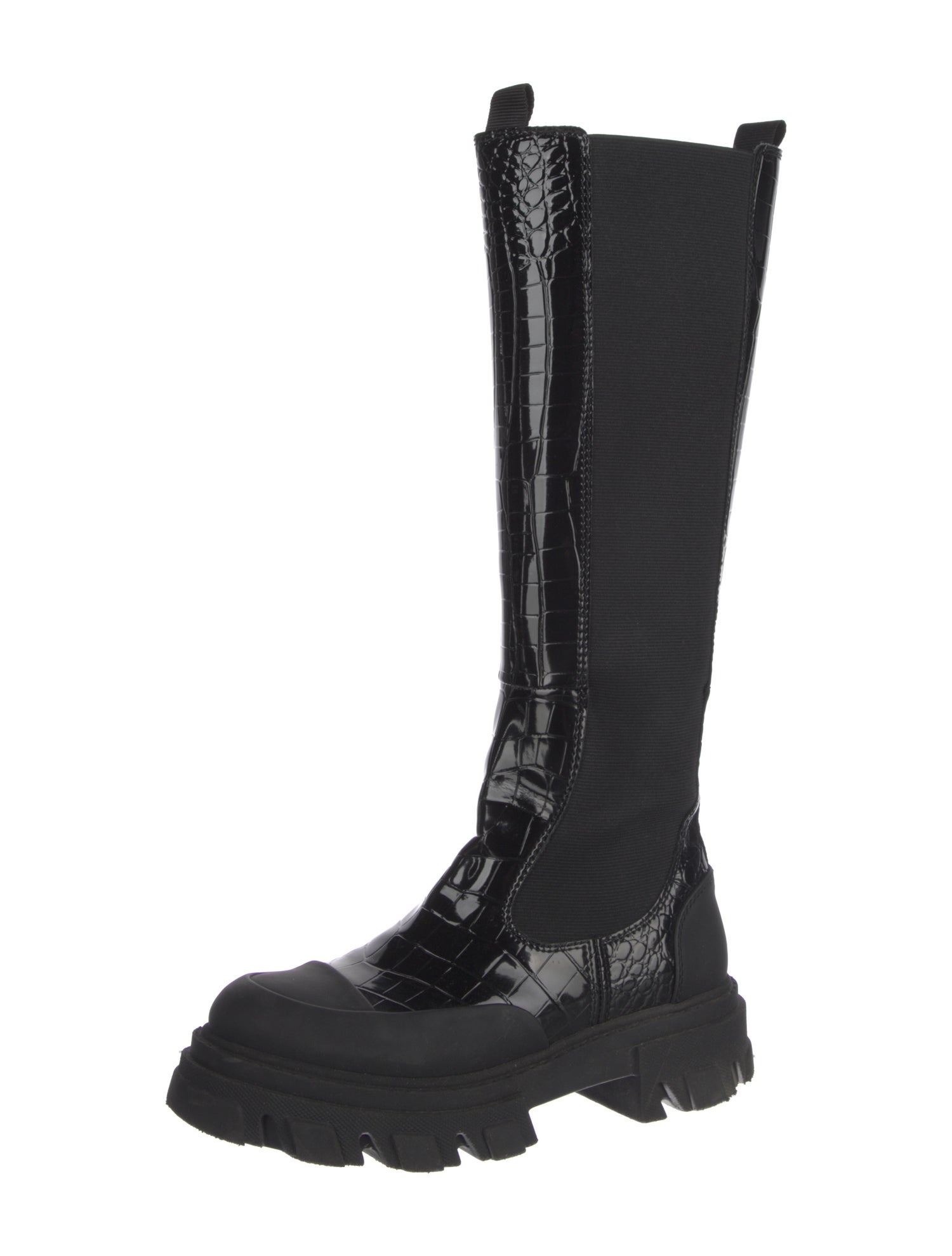 Ganni Patent Leather Boots