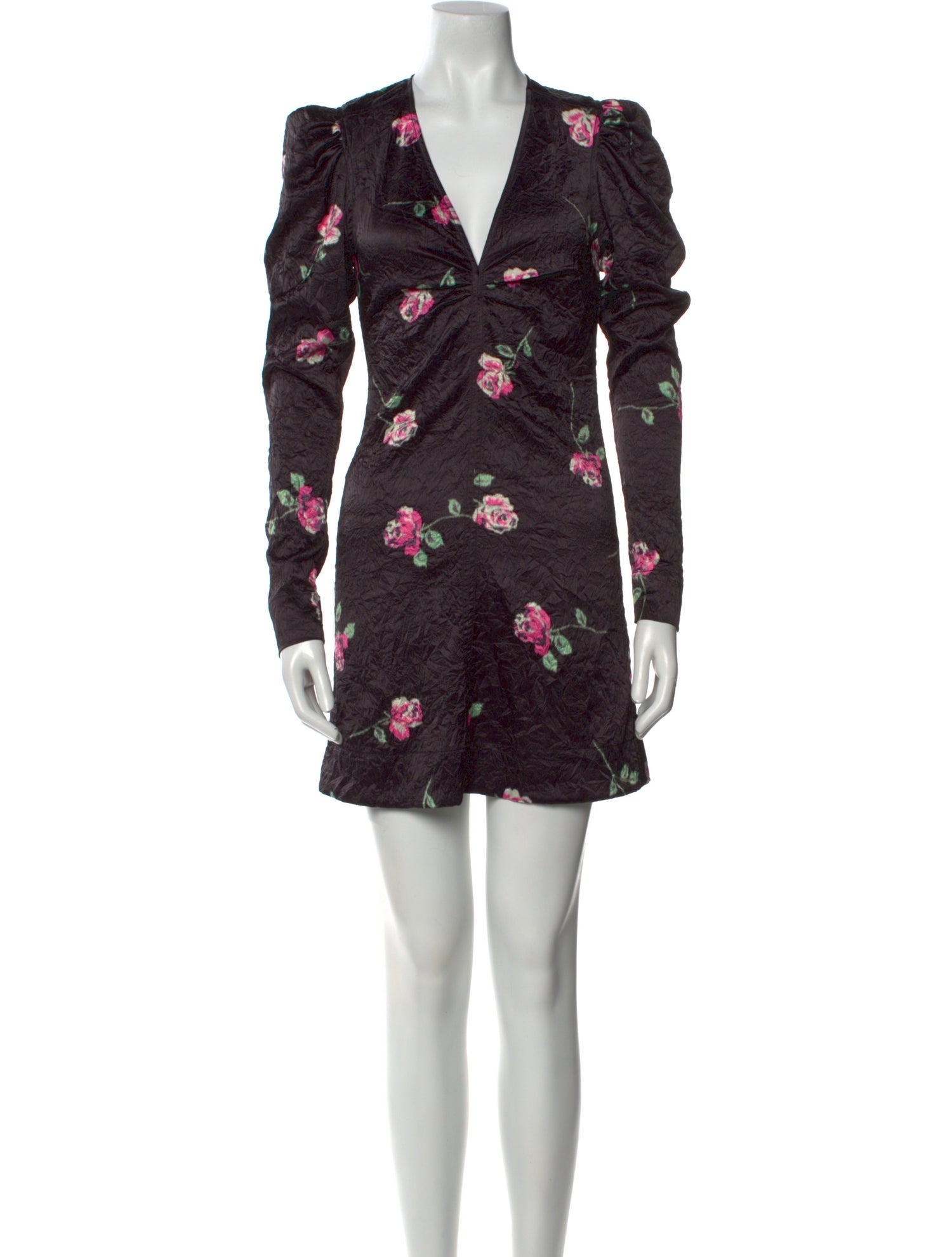 Ganni Floral Print Mini Dress w/ Tags