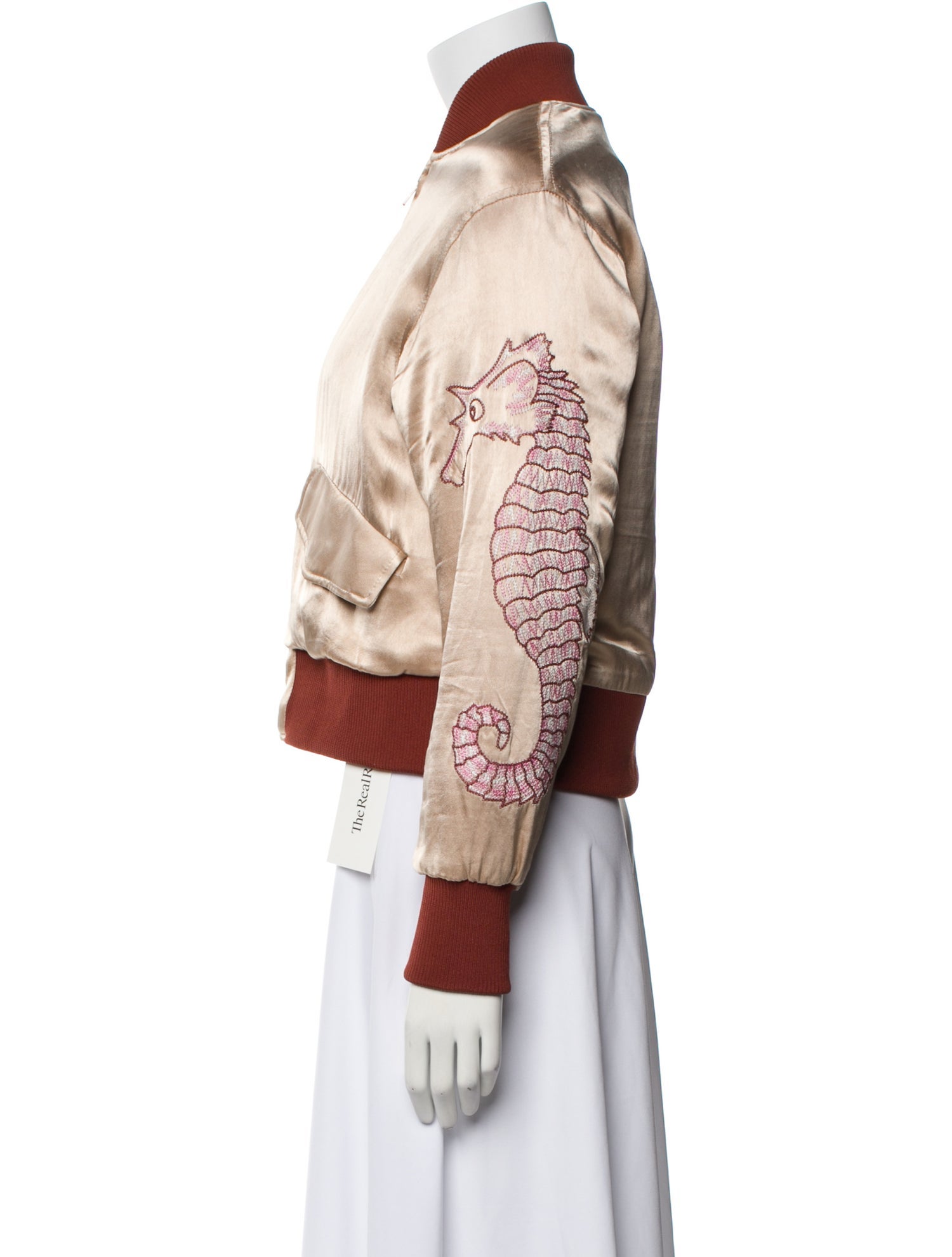 Ganni Graphic Print Bomber Jacket