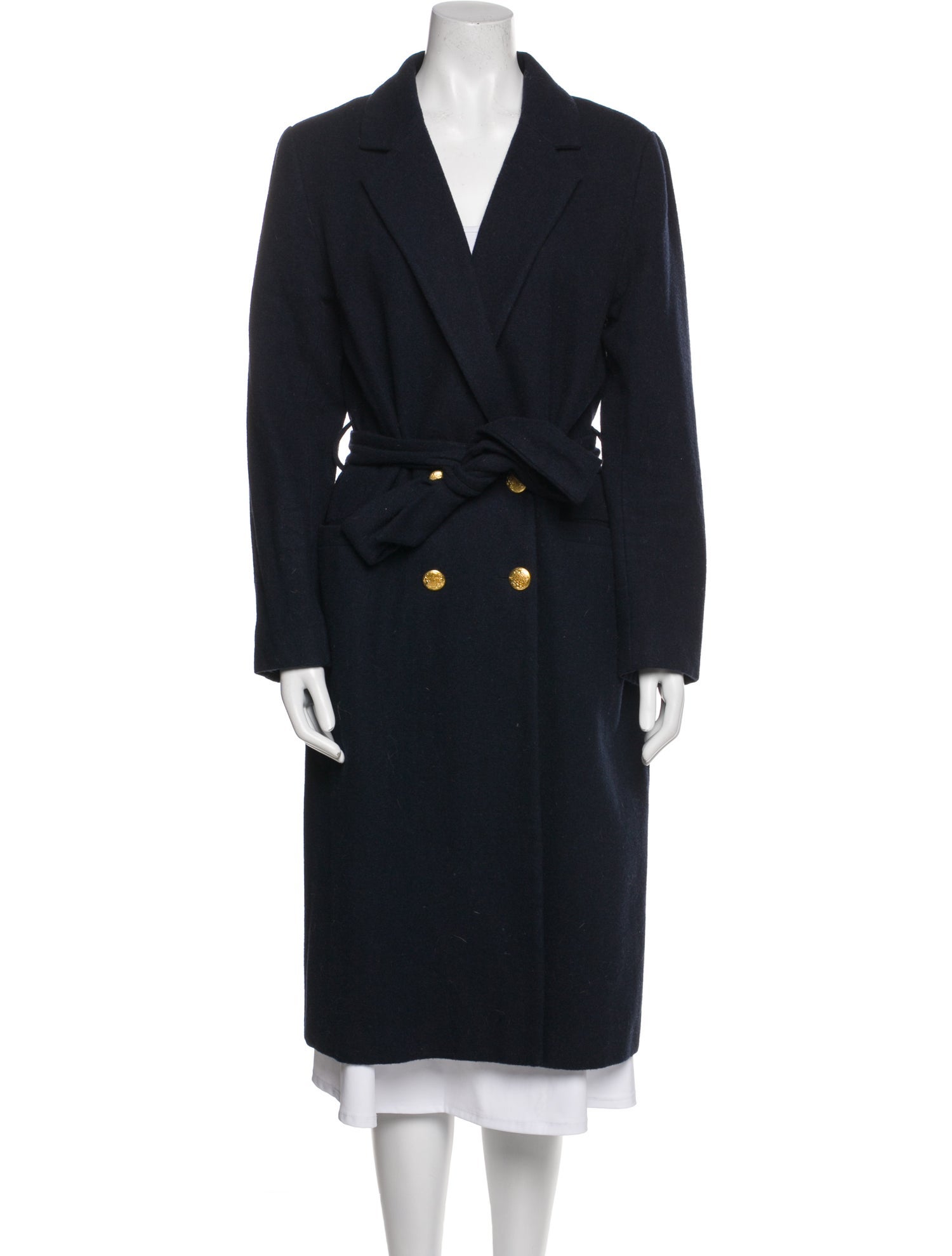 Ganni Wool Peacoat