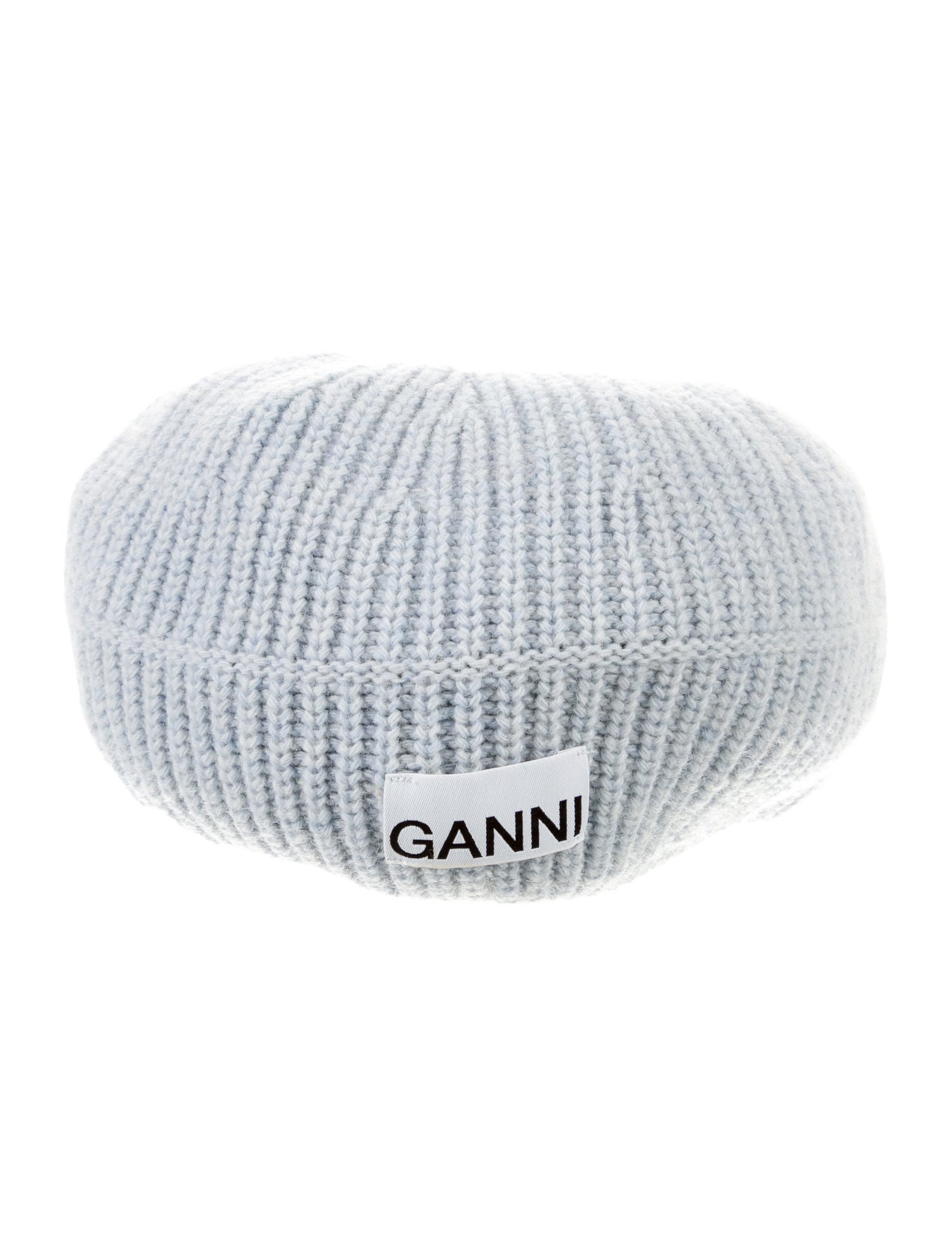 Ganni Knitted Wool Beret