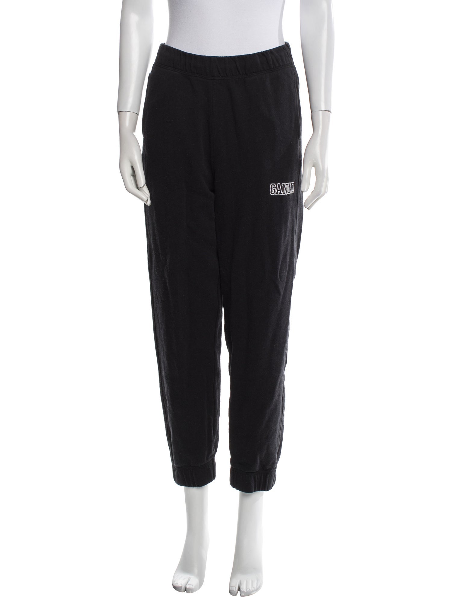 Ganni Embroidered Accent Sweatpants