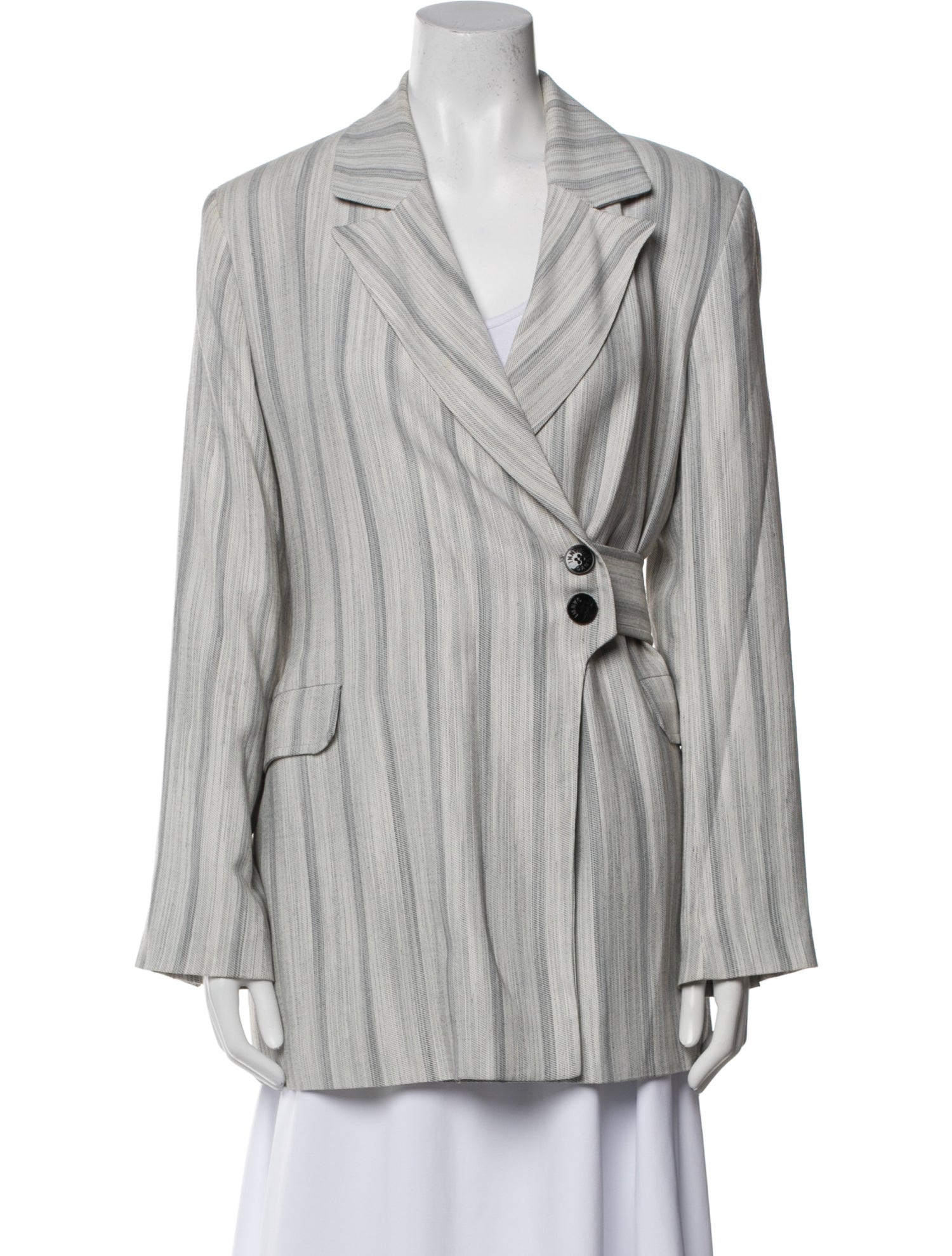 Ganni Striped Blazer