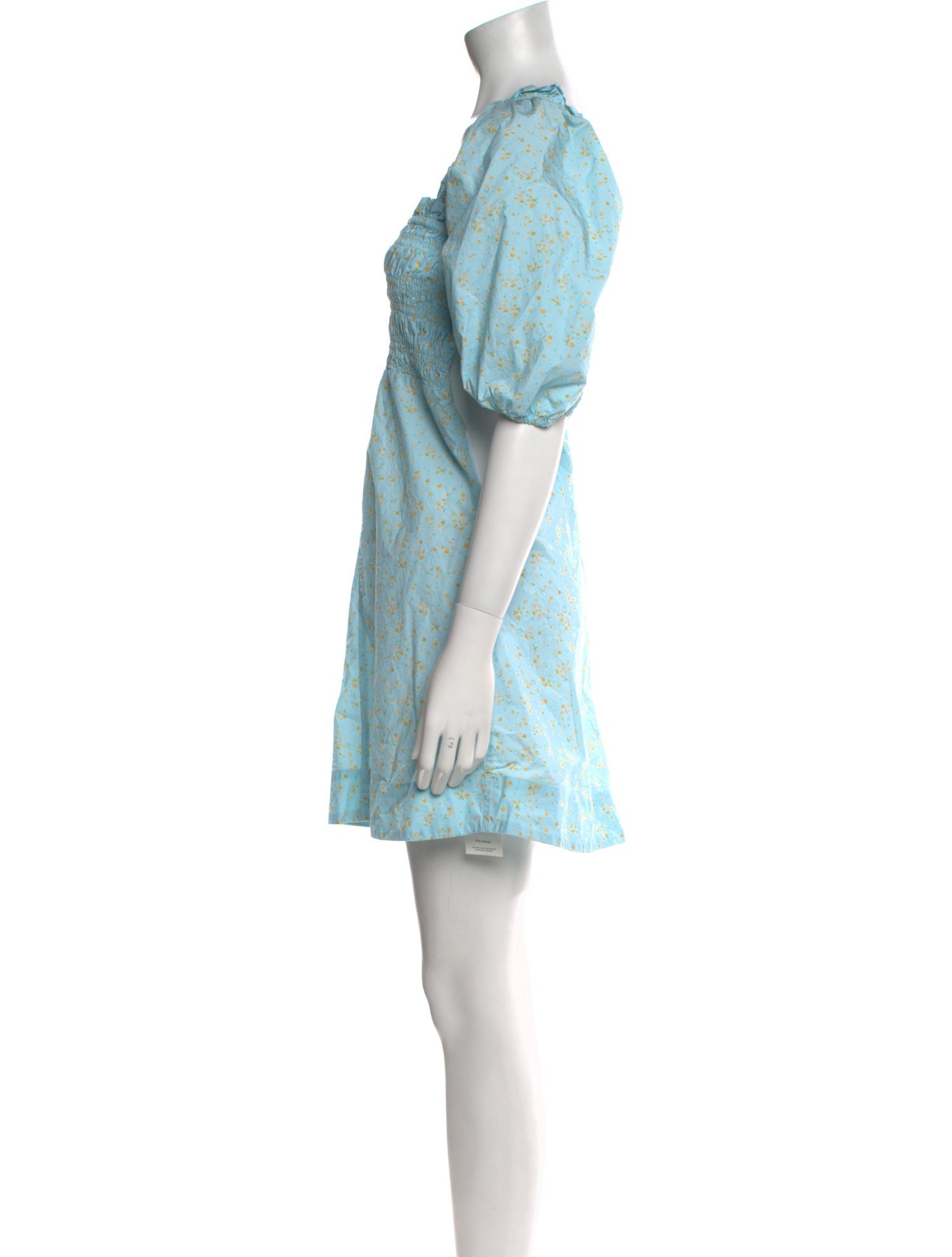 Ganni Floral Print Mini Dress