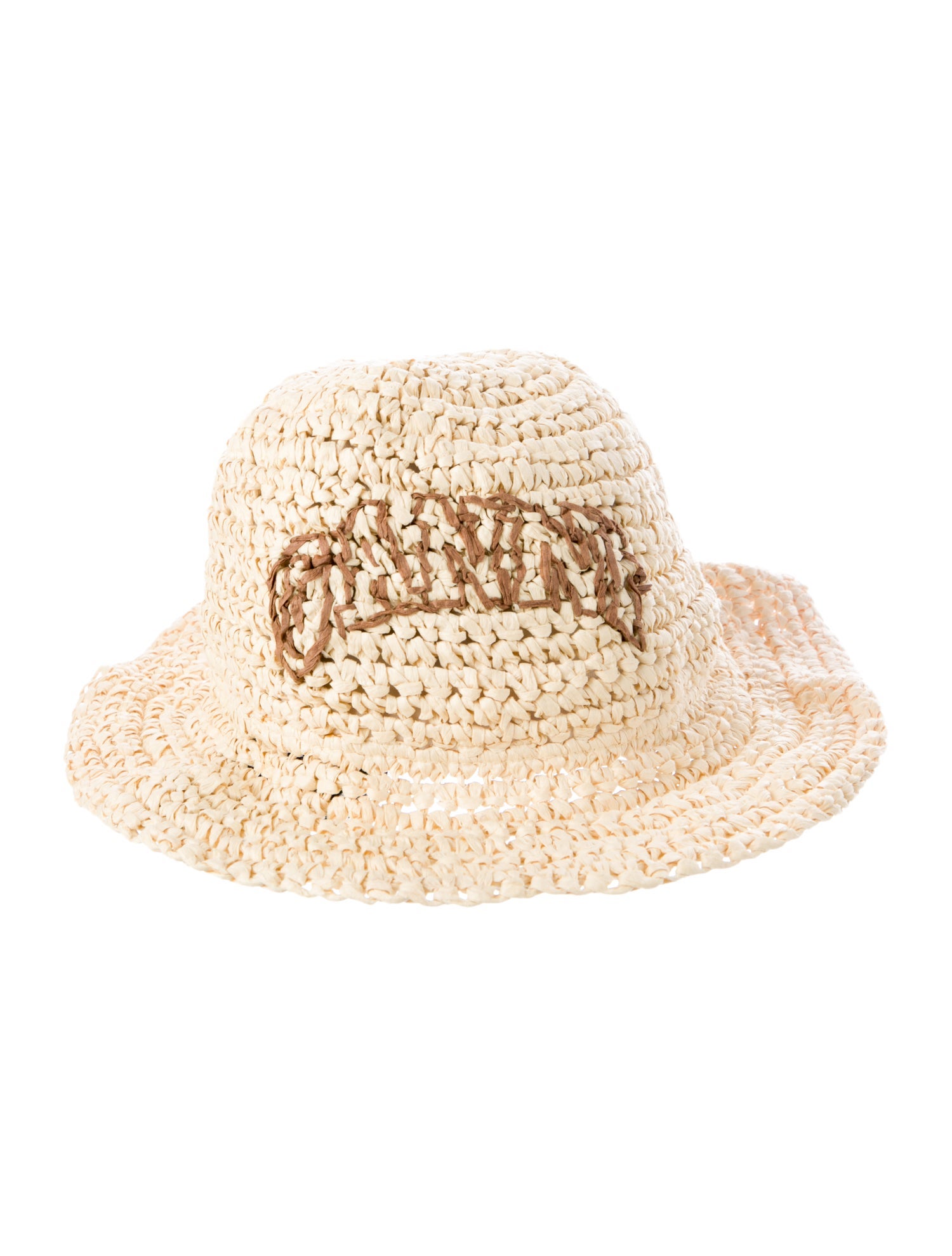 Ganni Braided Sun Hat