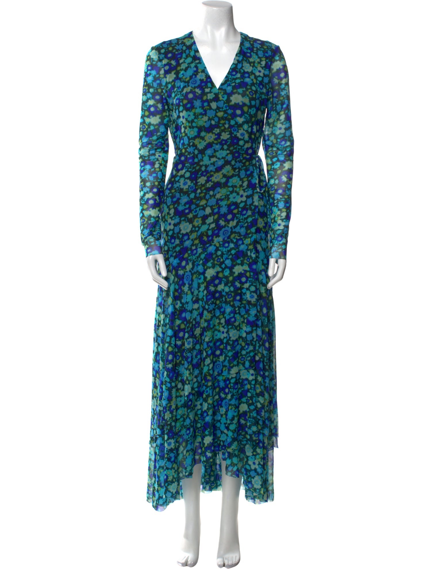 Ganni Floral Print Long Dress