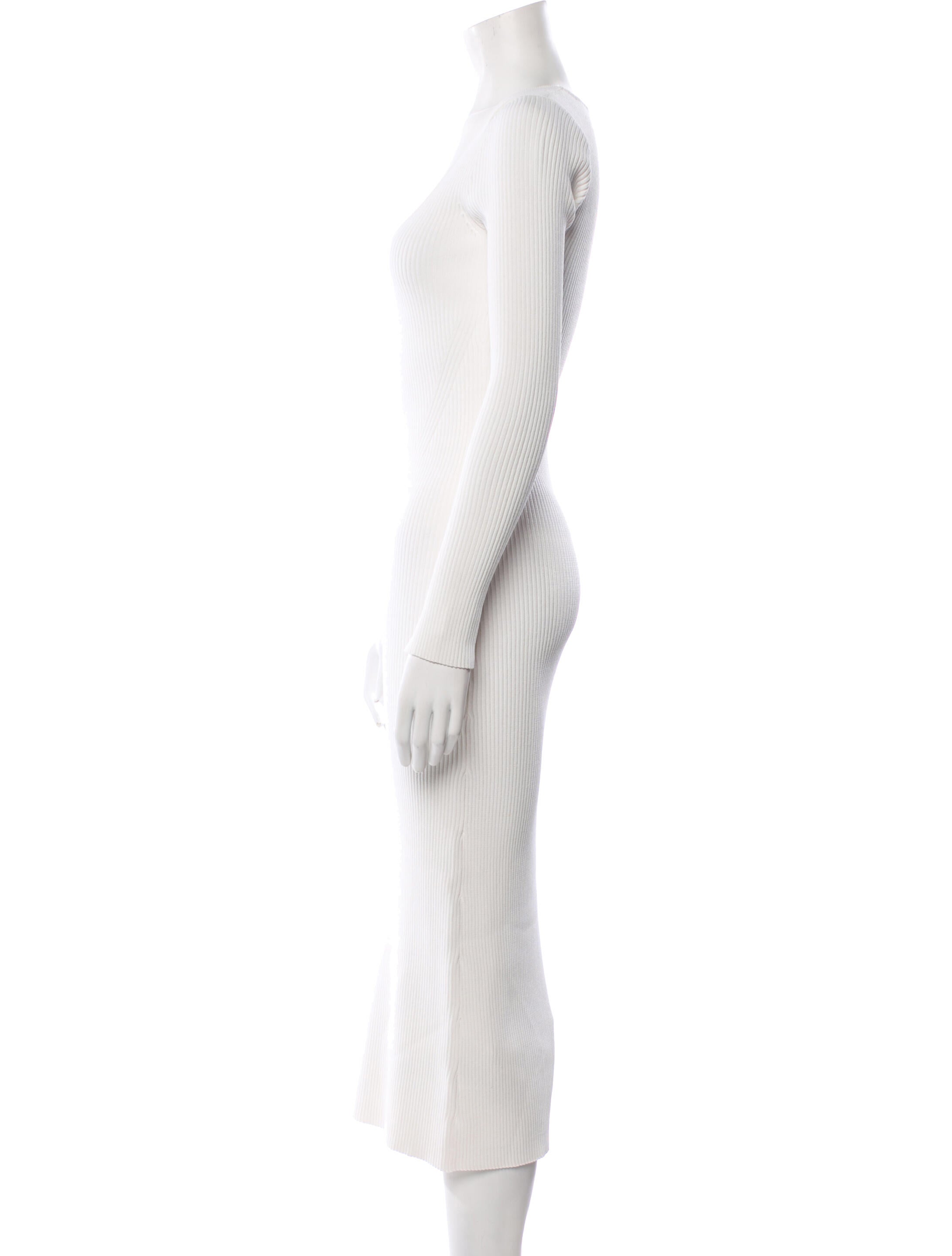 Ganni Scoop Neck Long Dress