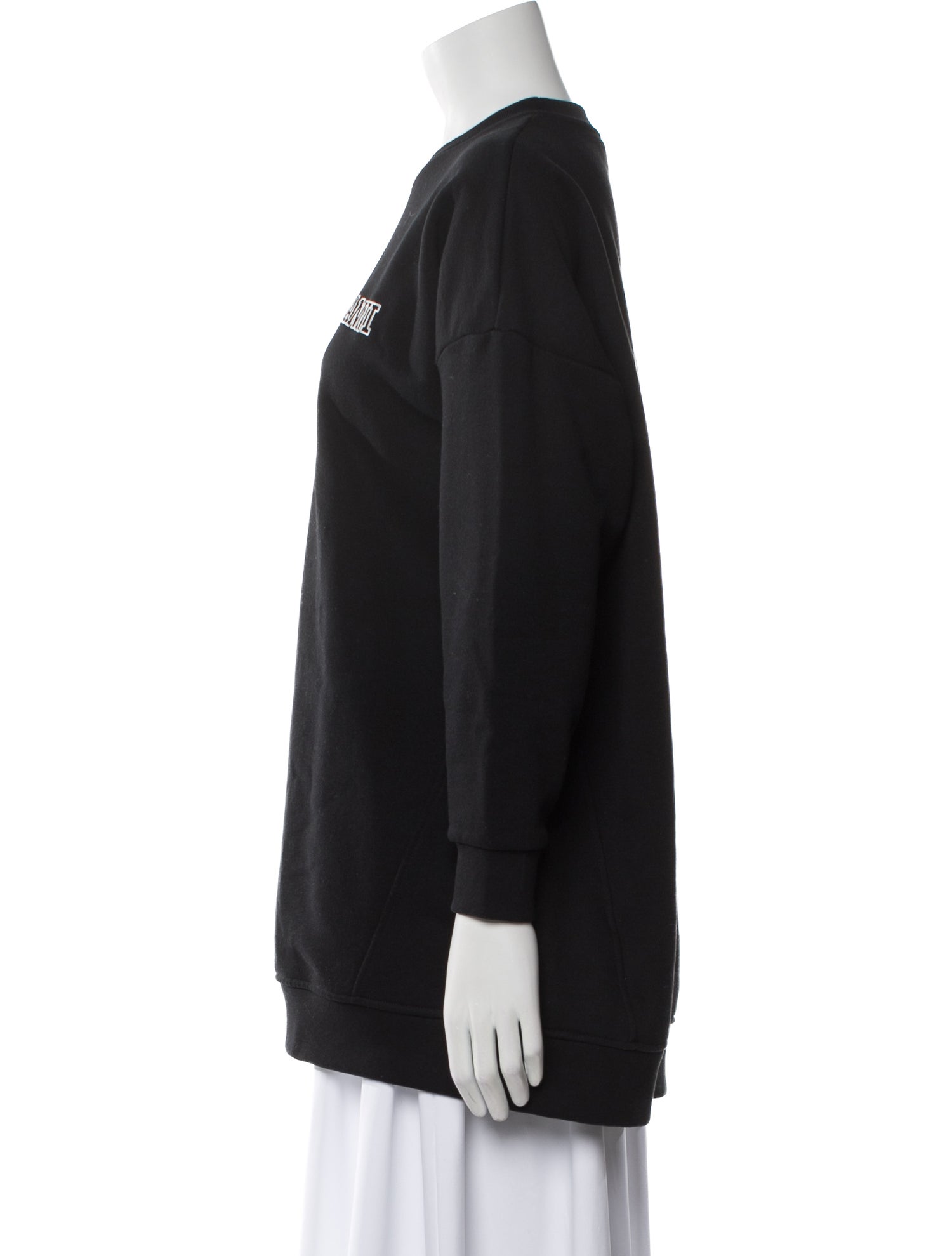 Ganni Graphic Print Crew Neck Sweatshirt