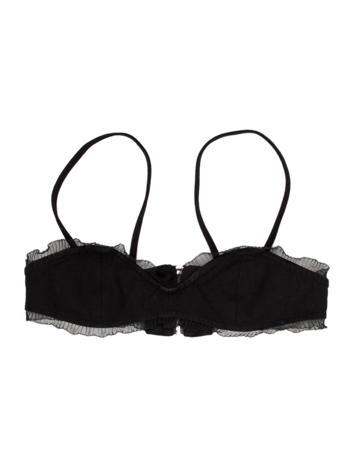 Ganni Square Neckline Sleeveless Crop Top