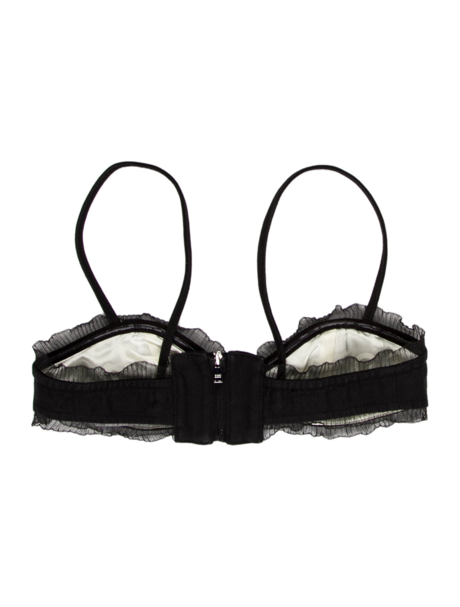 Ganni Square Neckline Sleeveless Crop Top