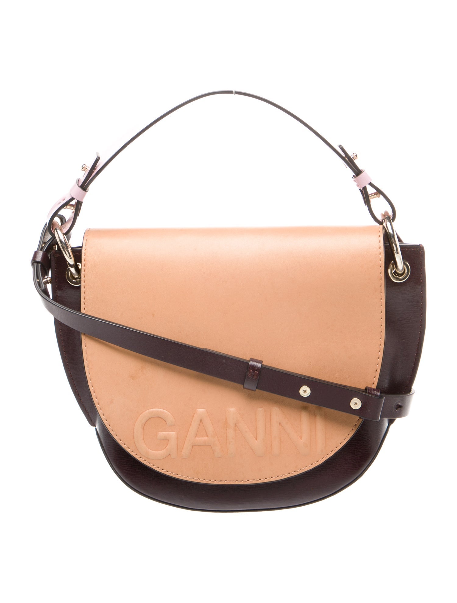 Ganni Leather Shoulder Bag