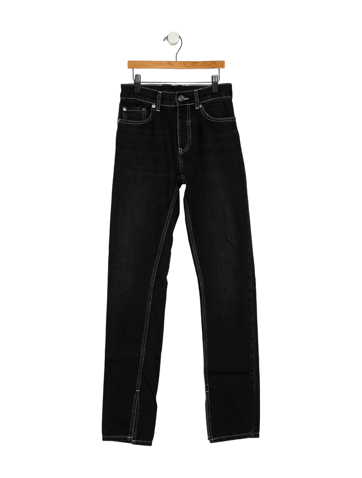 Ganni Mid-Rise Straight Leg Jeans