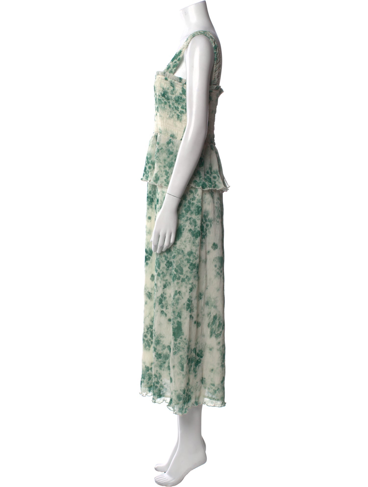 Ganni Floral Print Long Dress w/ Tags