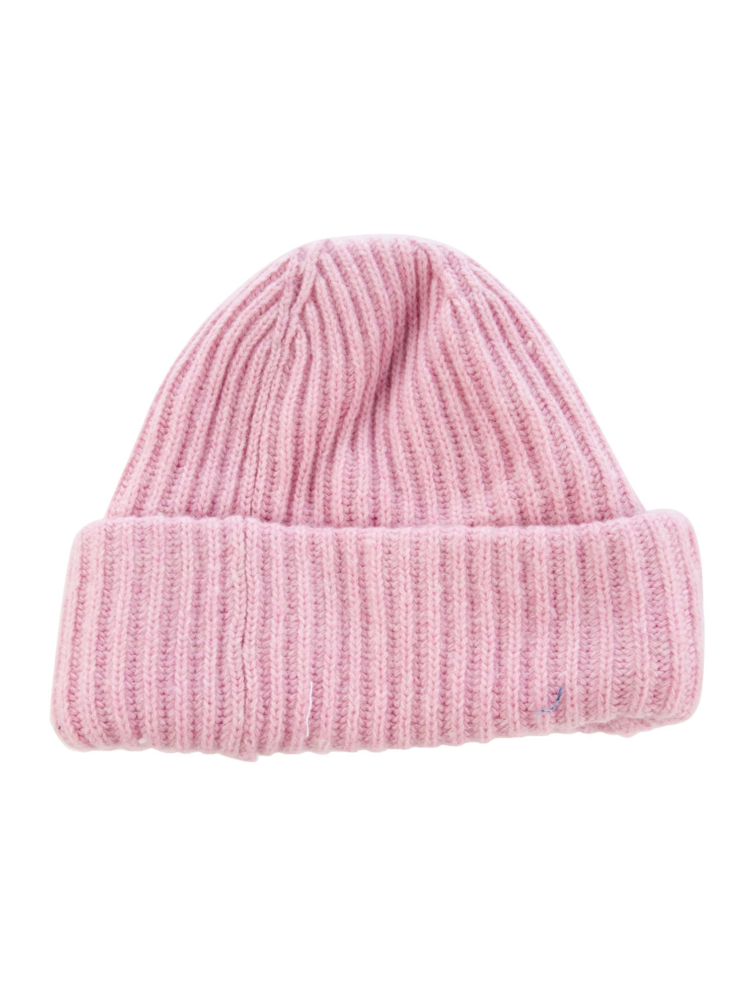 Ganni Wool Logo Patch Winter Knitted Beanie Size O/S w/Tags