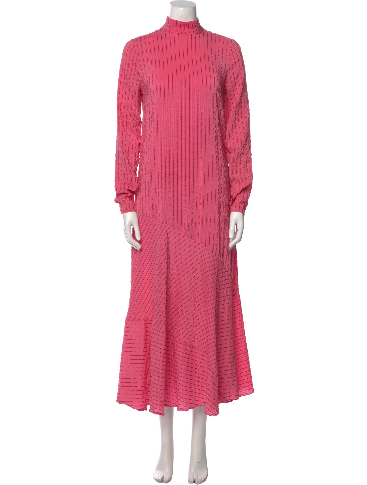 Ganni Silk Long Dress