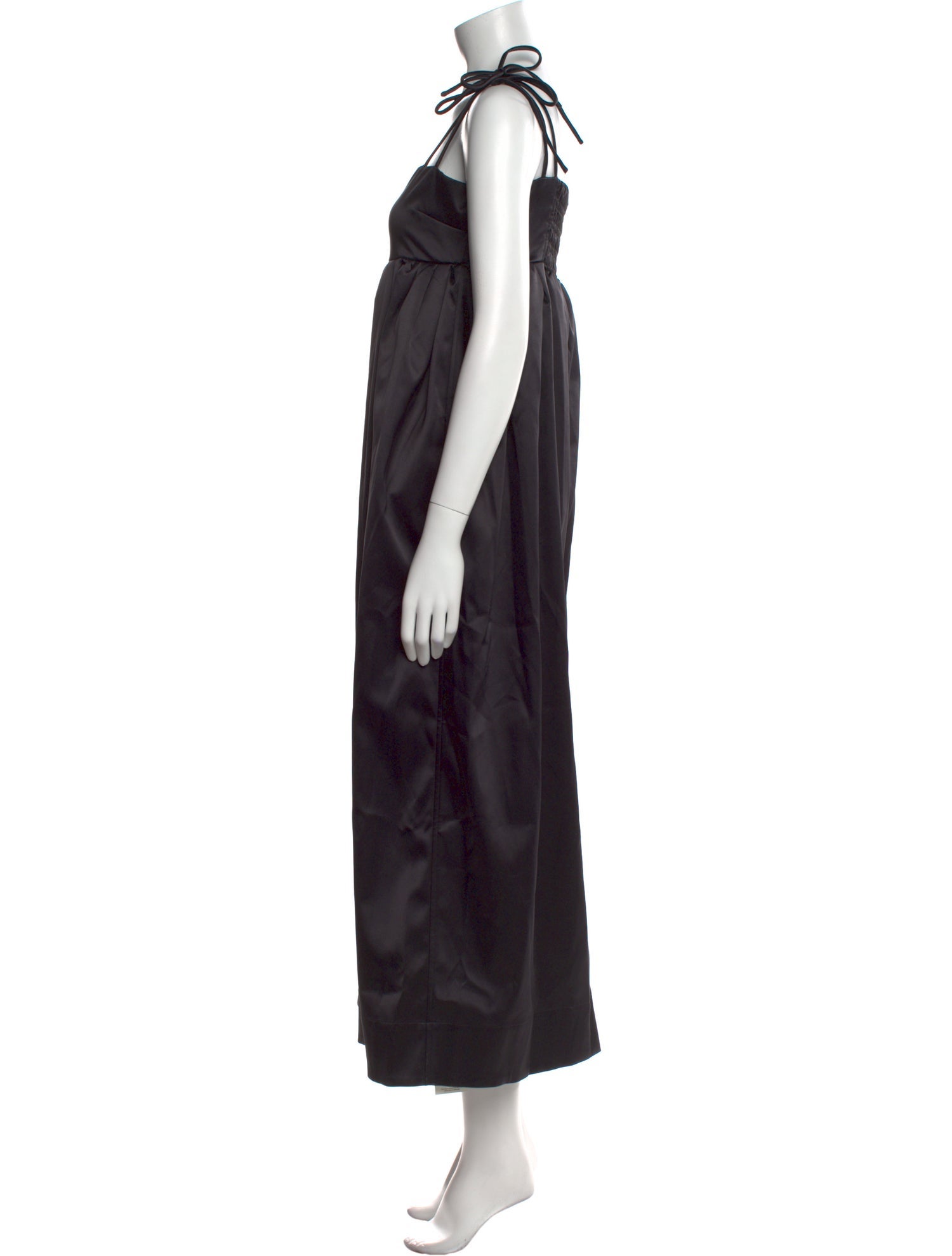 Ganni Square Neckline Long Dress
