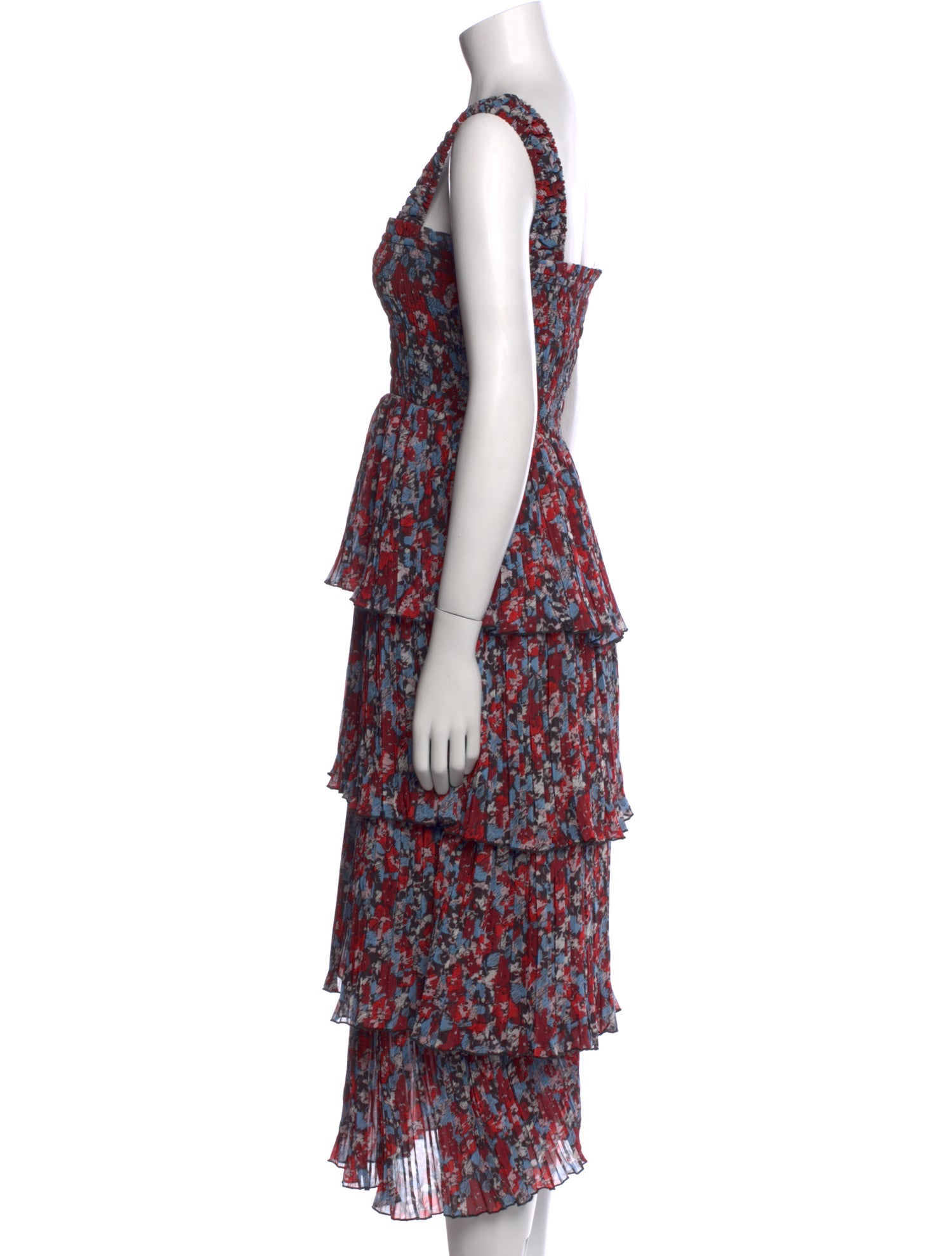 Ganni Floral Print Long Dress