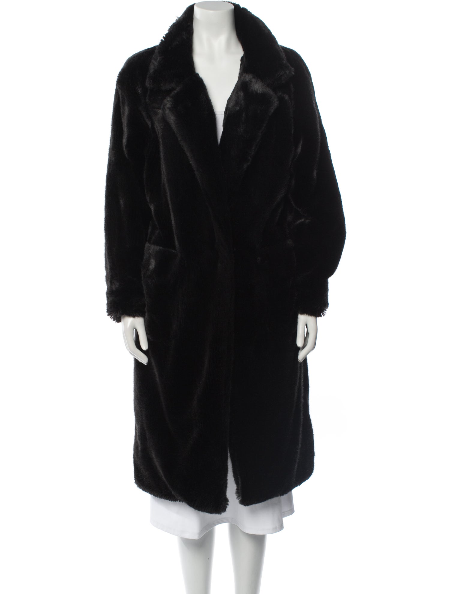 Ganni Faux Fur Faux Fur Coat