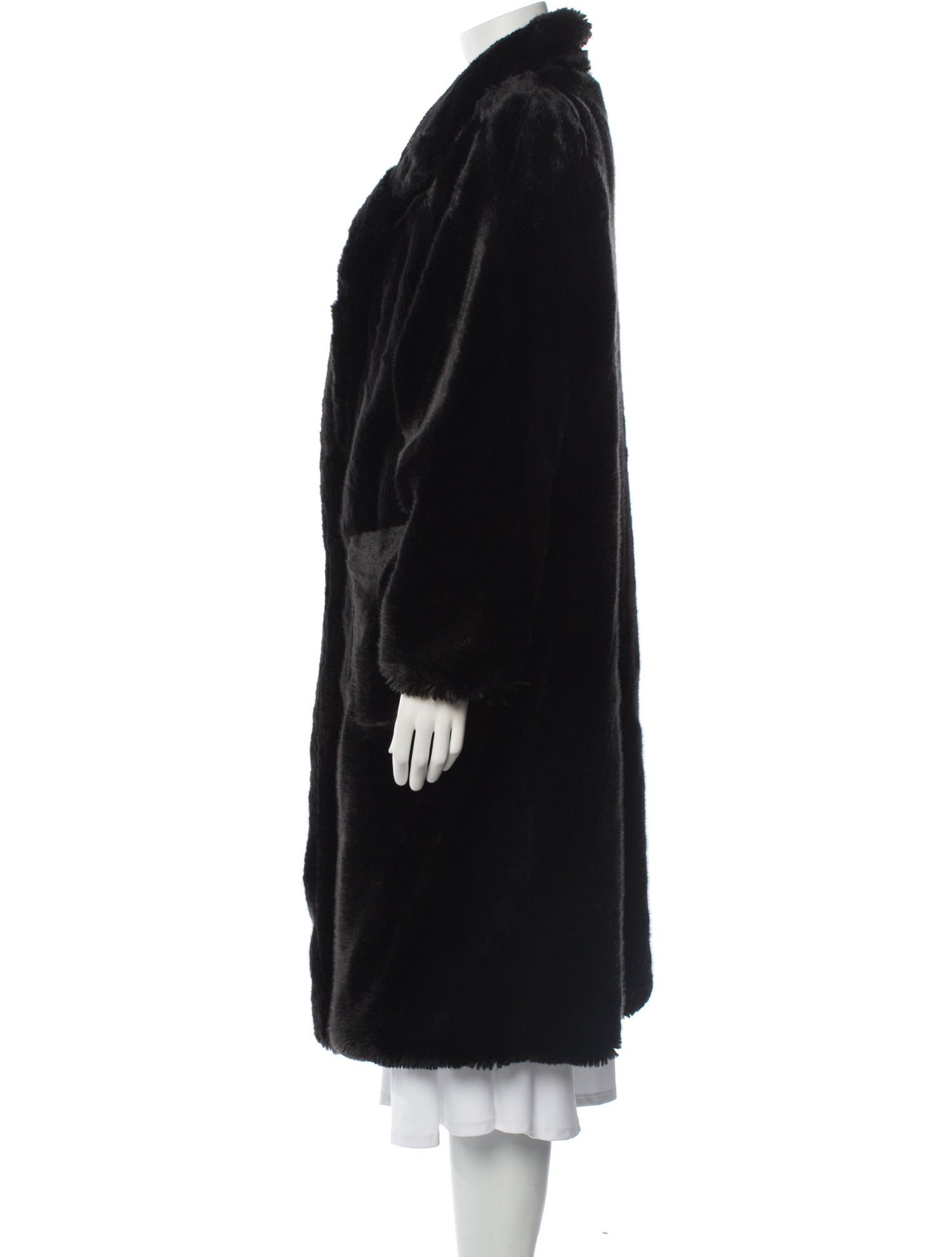 Ganni Faux Fur Faux Fur Coat