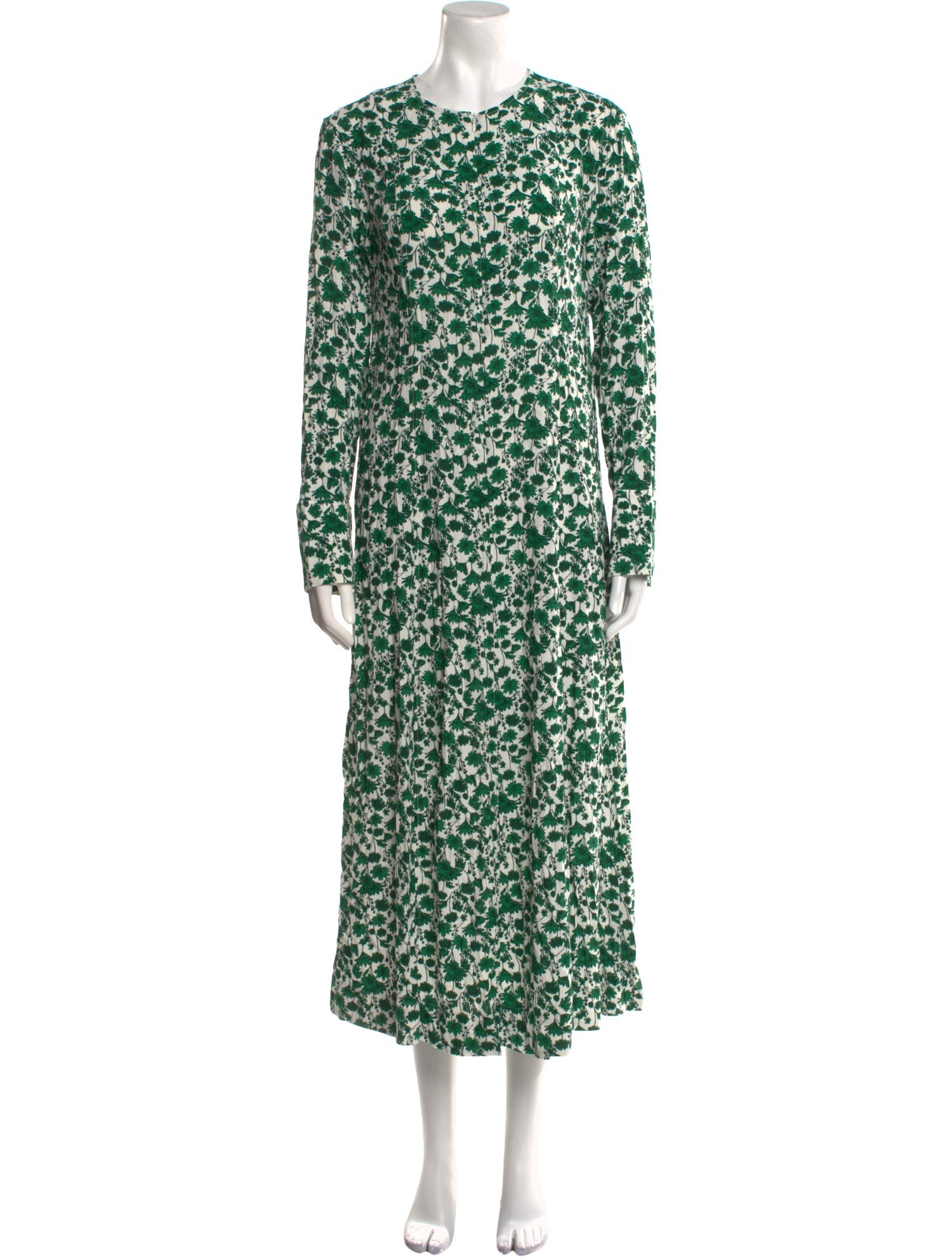 Ganni Floral Print Long Dress