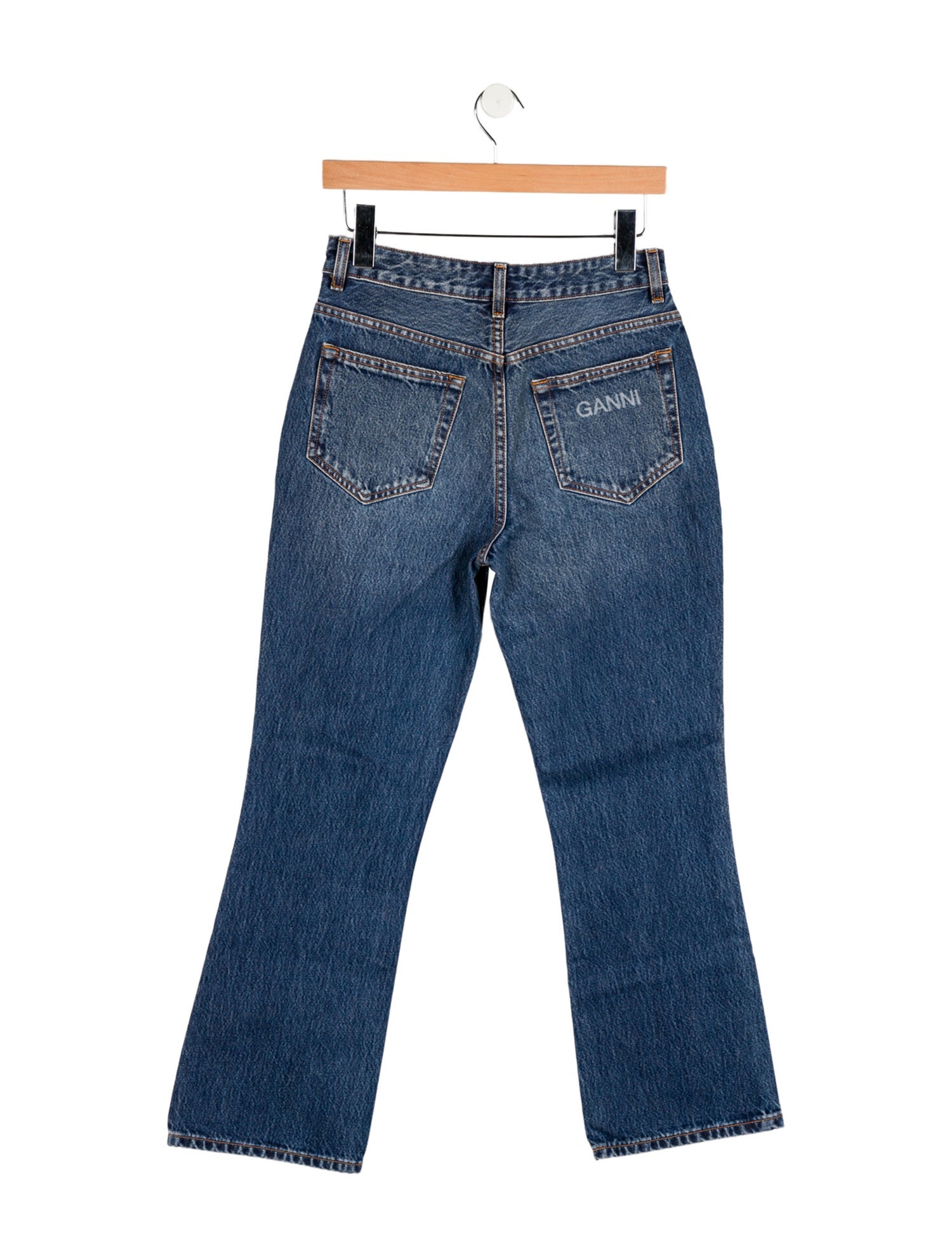 Ganni High-Rise Wide Leg Jeans