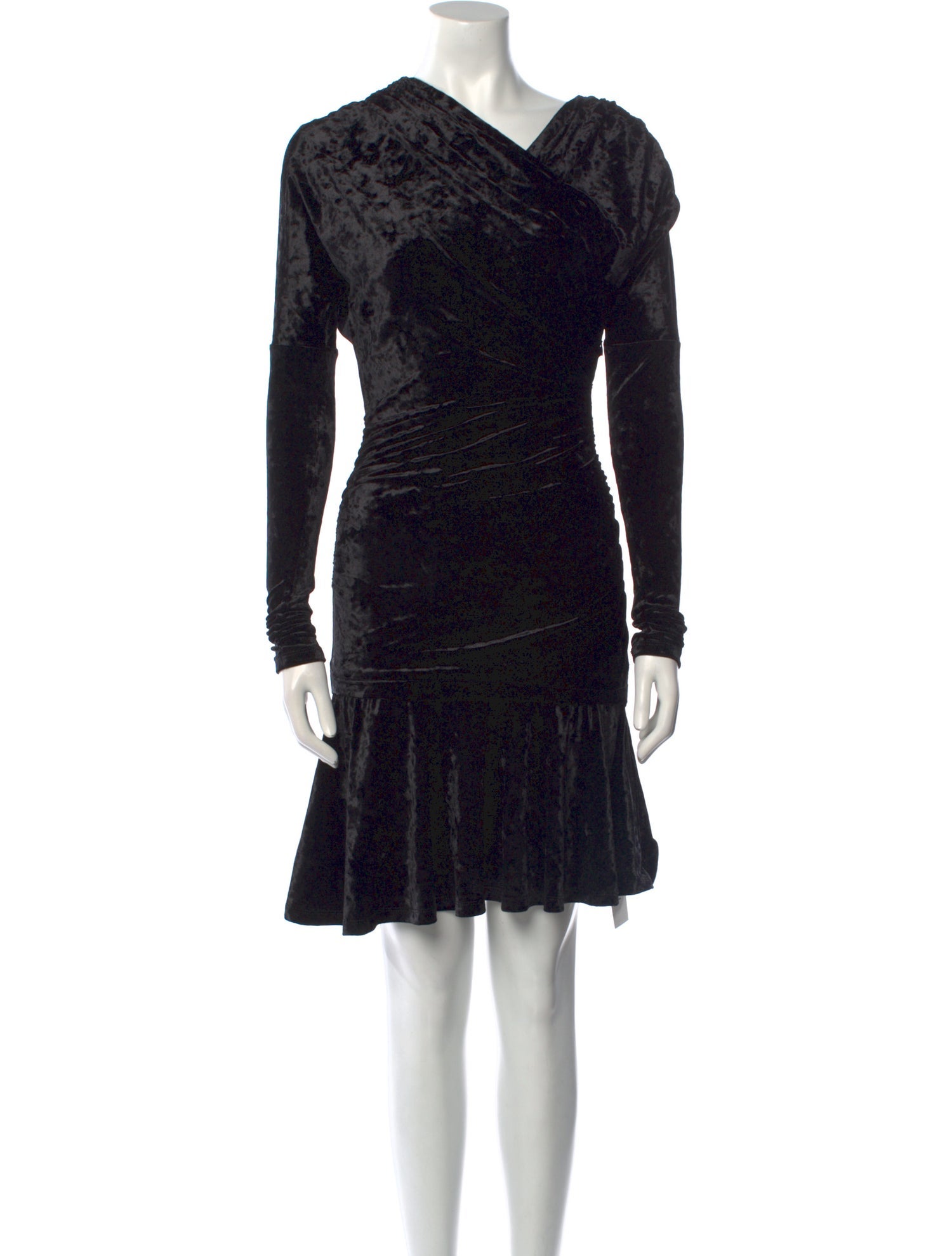 Ganni One-Shoulder Mini Dress