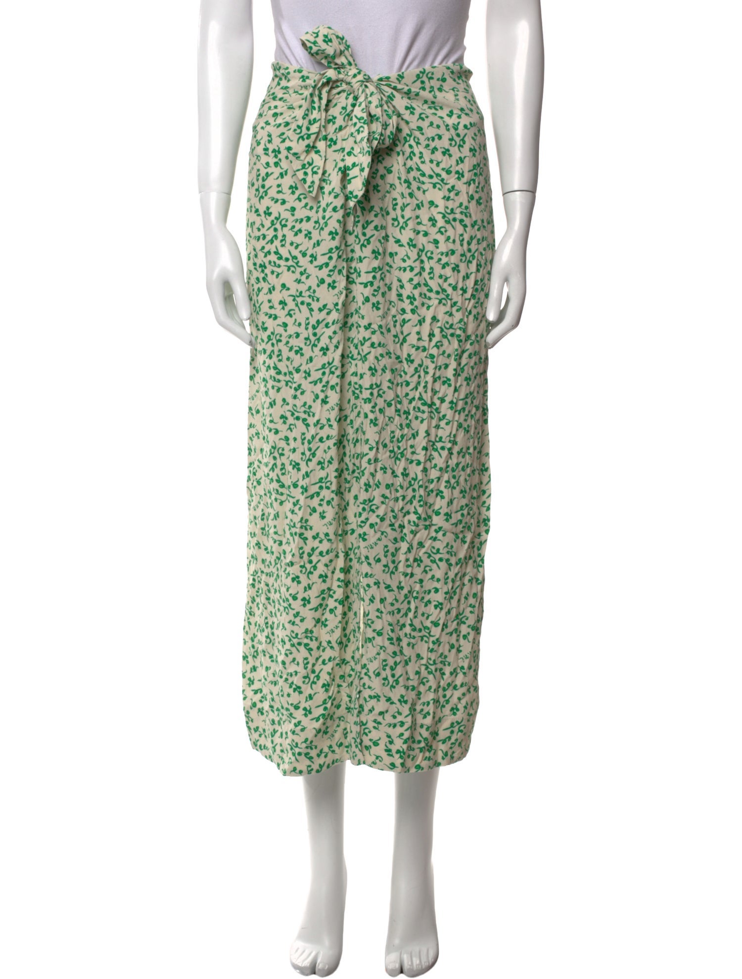 Ganni Printed Midi Length Skirt w/ Tags