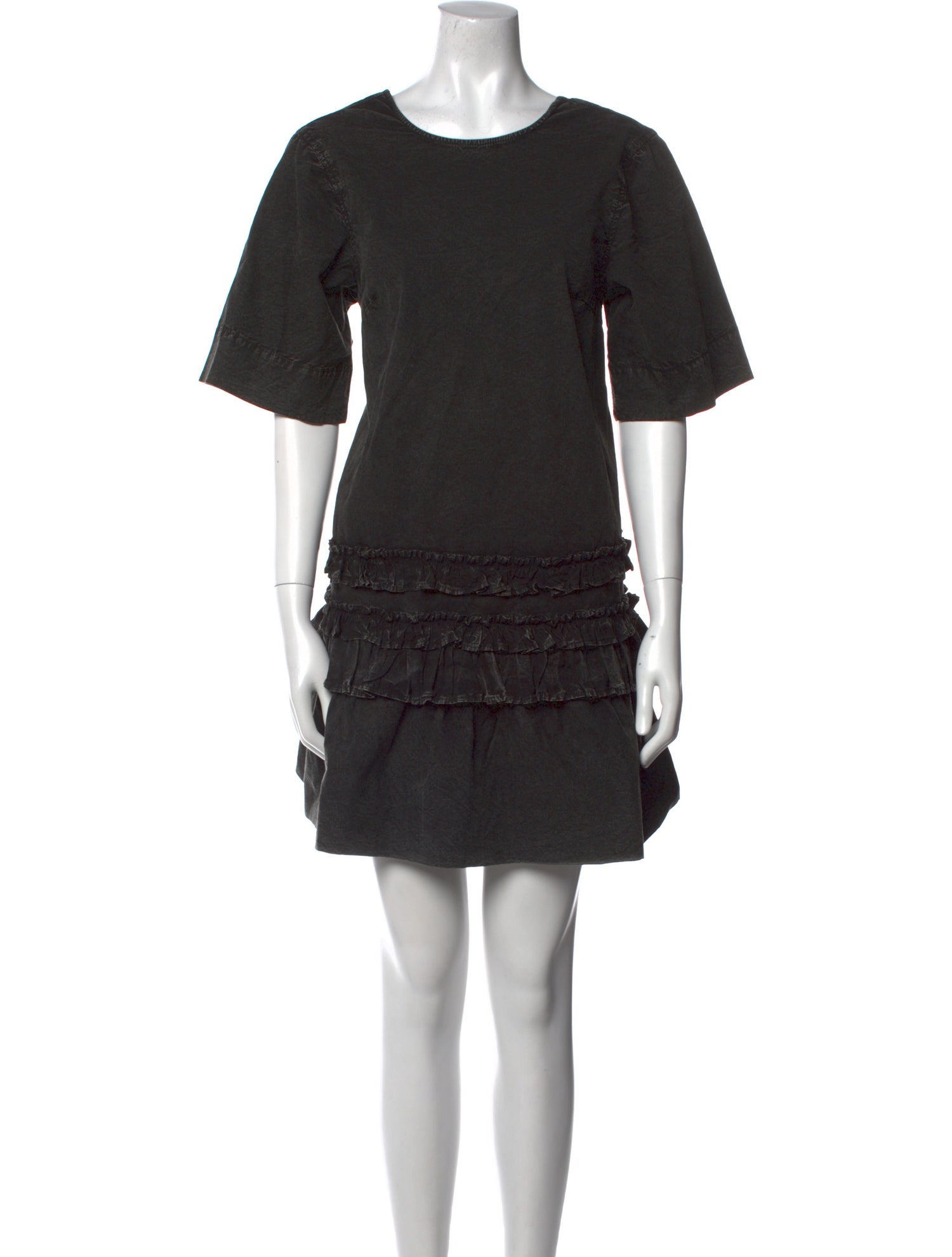 Ganni Scoop Neck Mini Dress w/ Tags