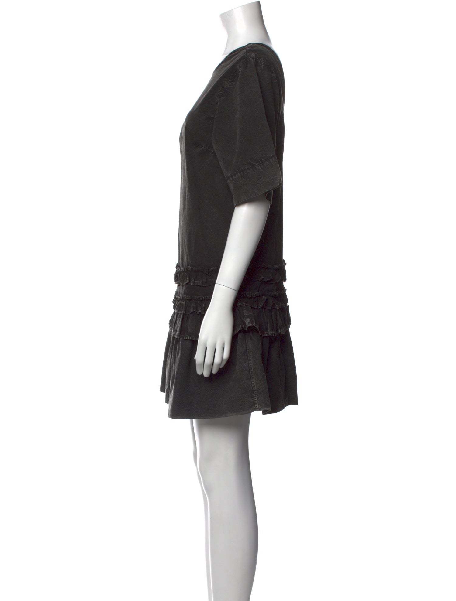 Ganni Scoop Neck Mini Dress w/ Tags