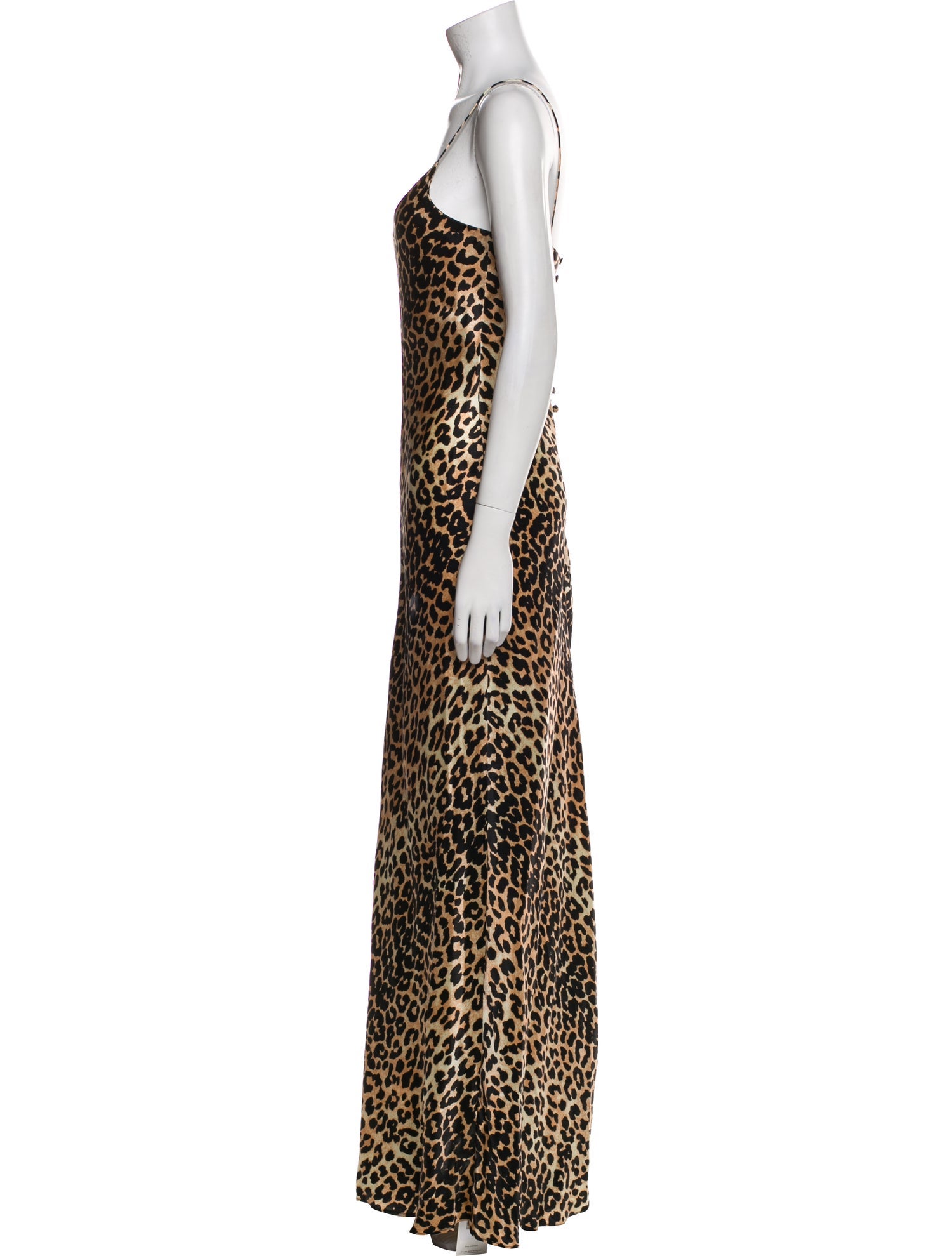 Ganni Silk Long Dress