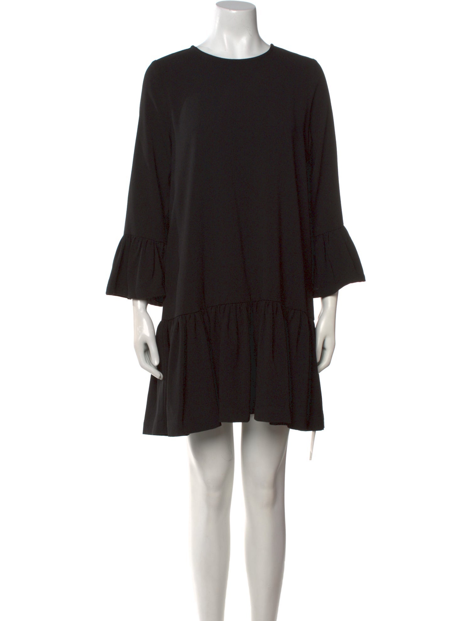 Ganni Crew Neck Mini Dress