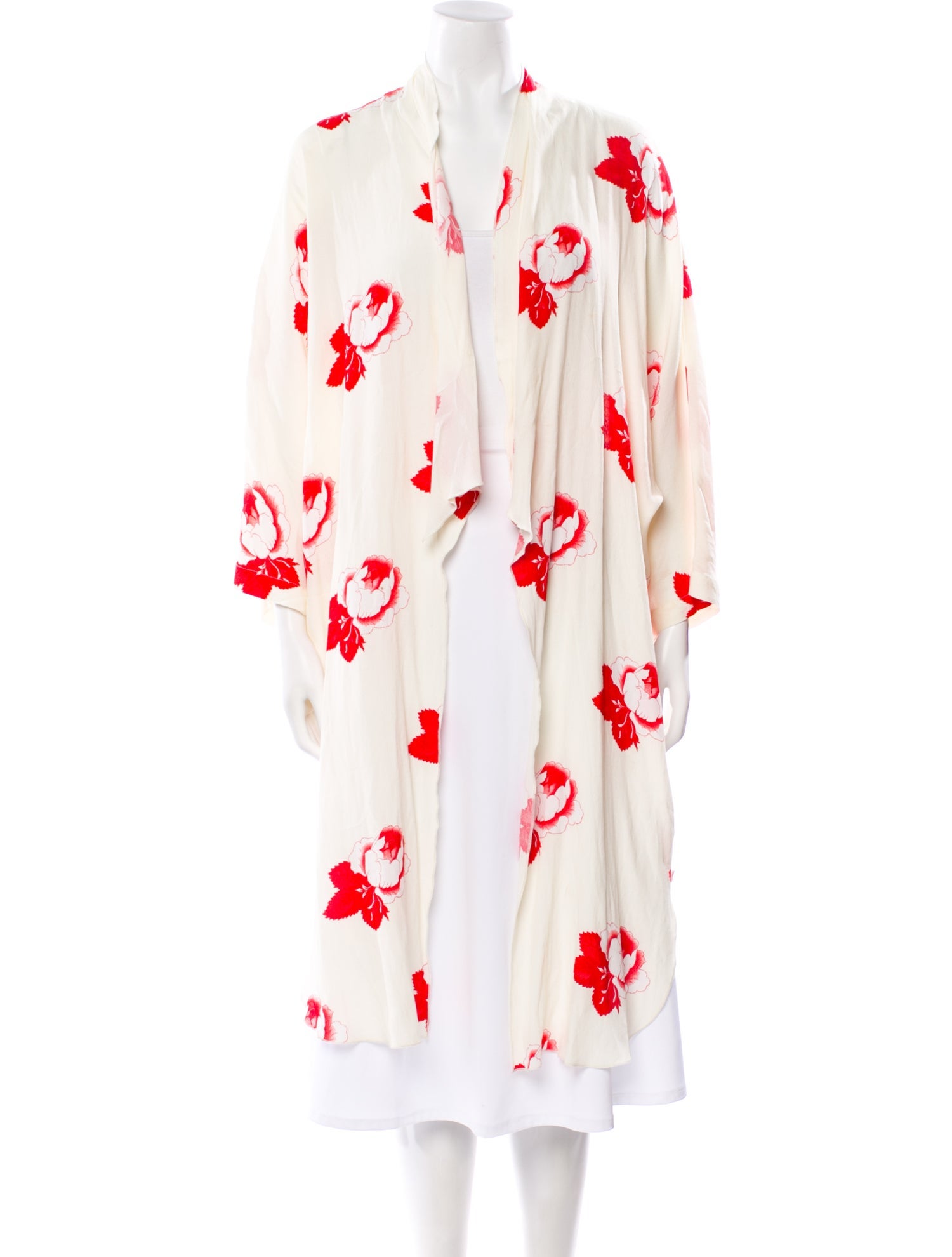 Ganni Floral Print Midi Length Dress