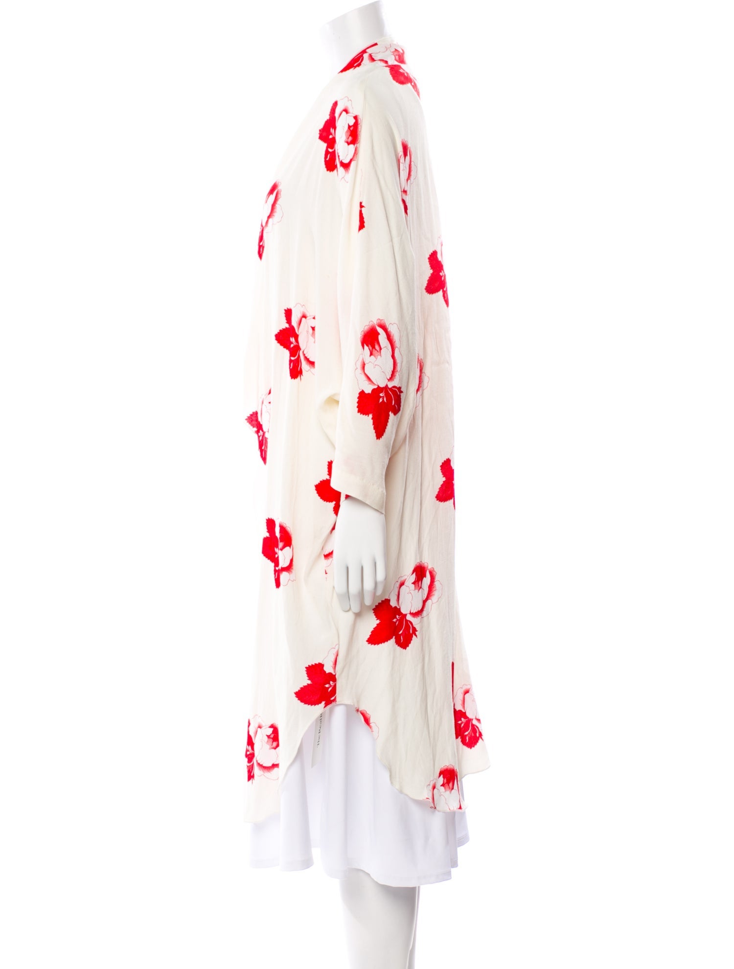 Ganni Floral Print Midi Length Dress