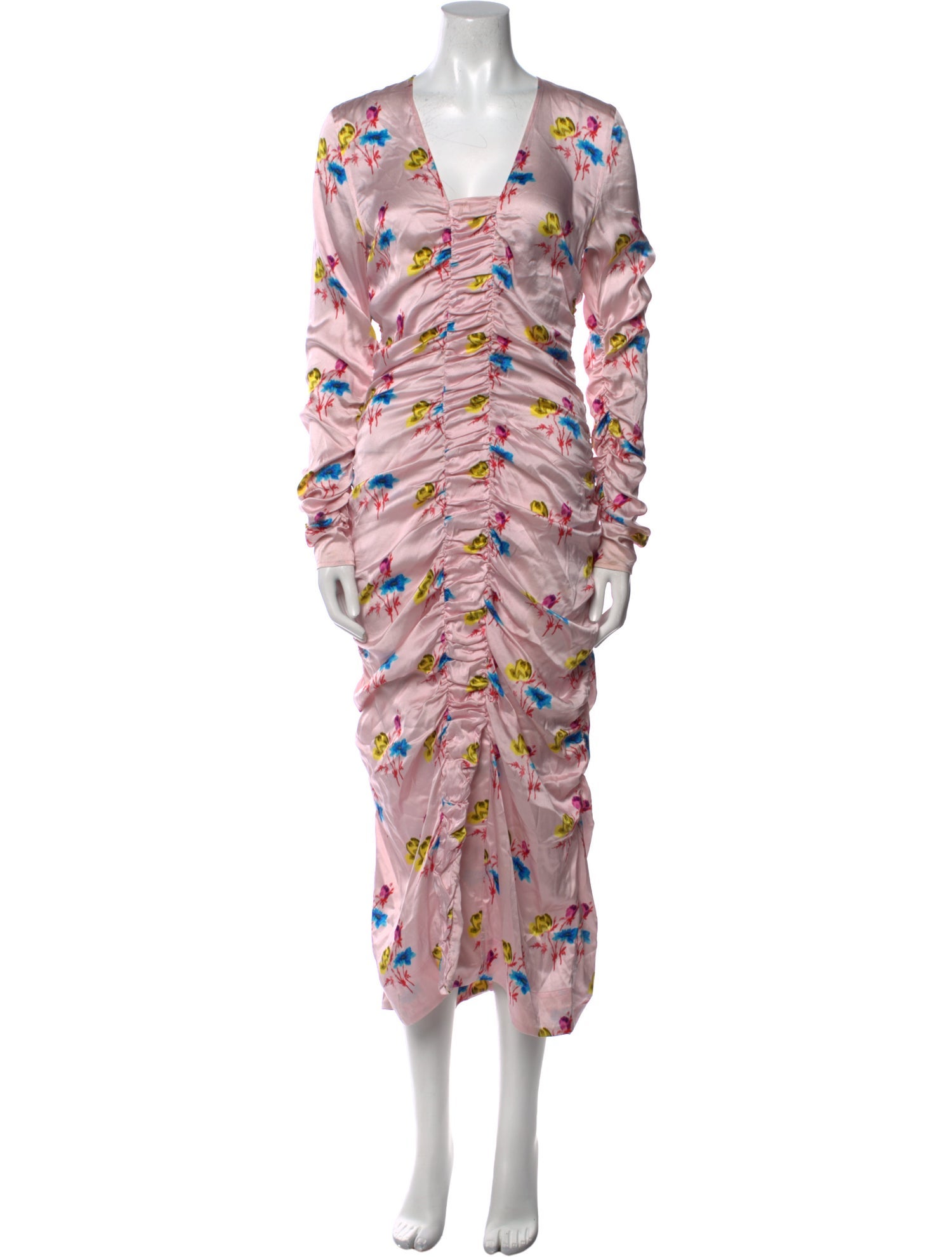 Ganni Silk Midi Length Dress