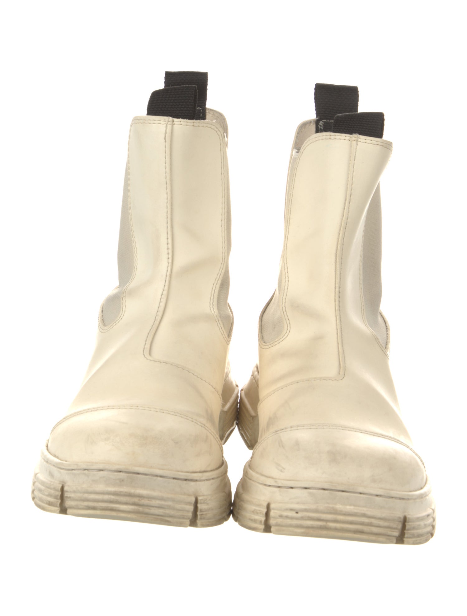 Ganni Leather Chelsea Boots