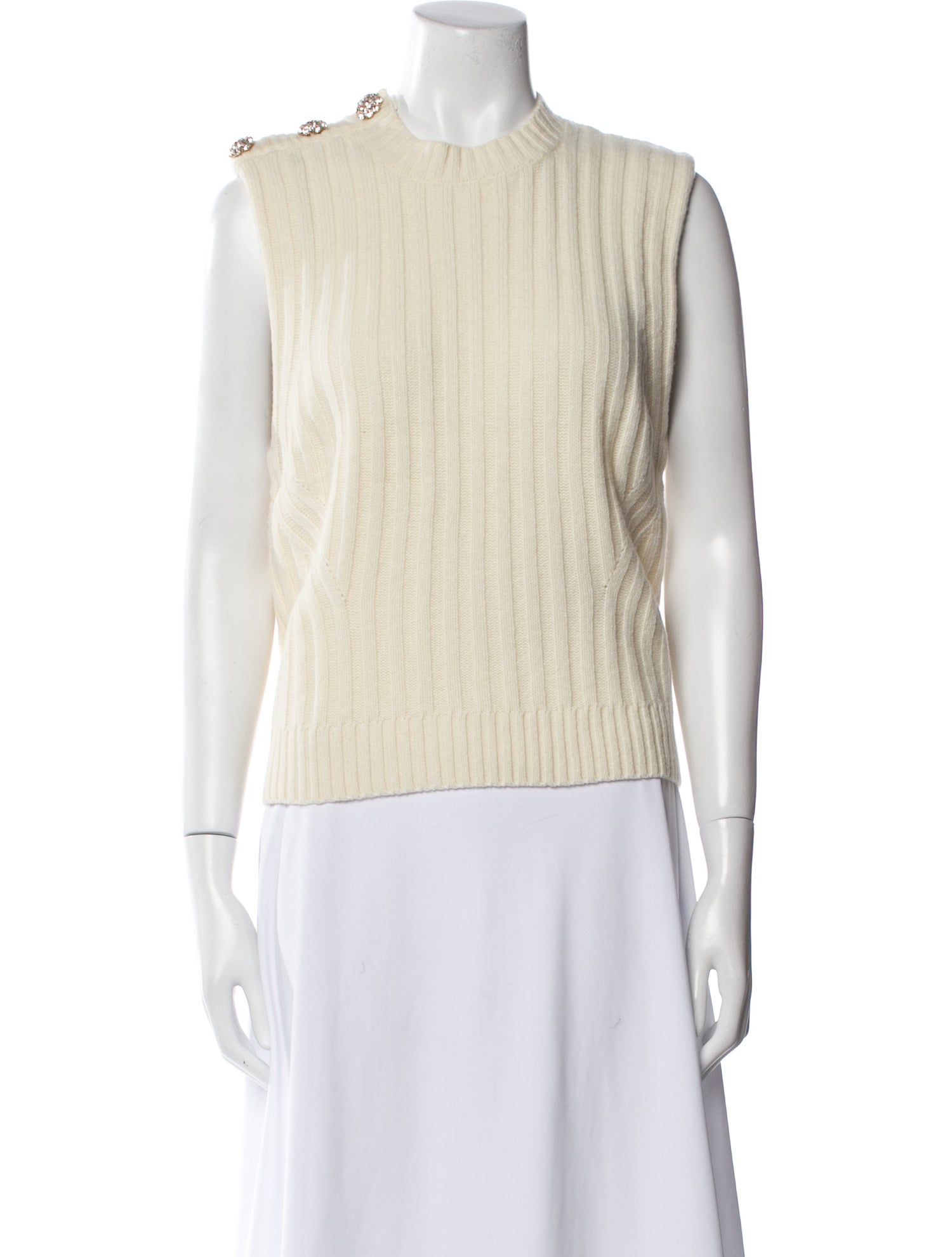 Ganni Wool Crew Neck Sweater
