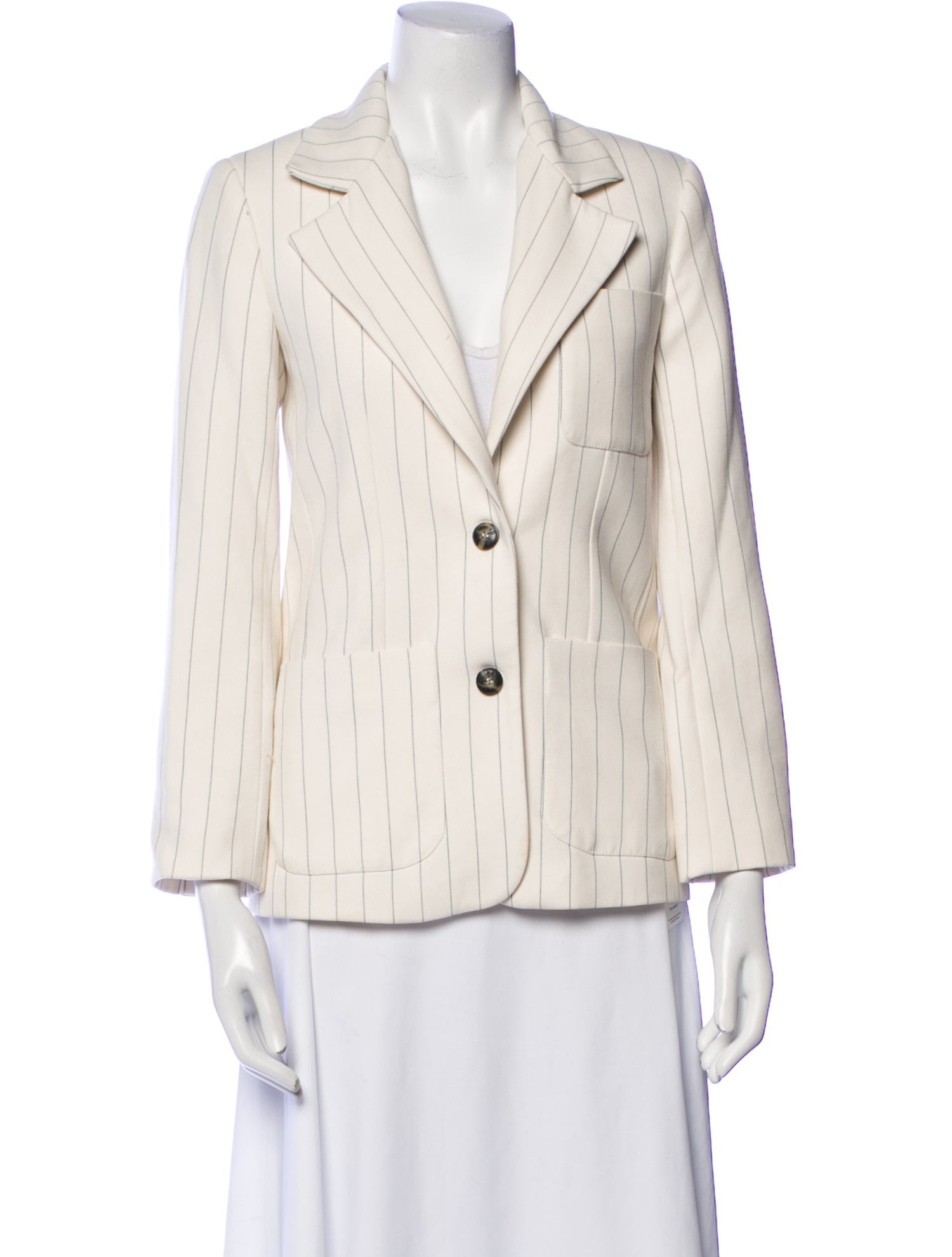 Ganni Striped Blazer