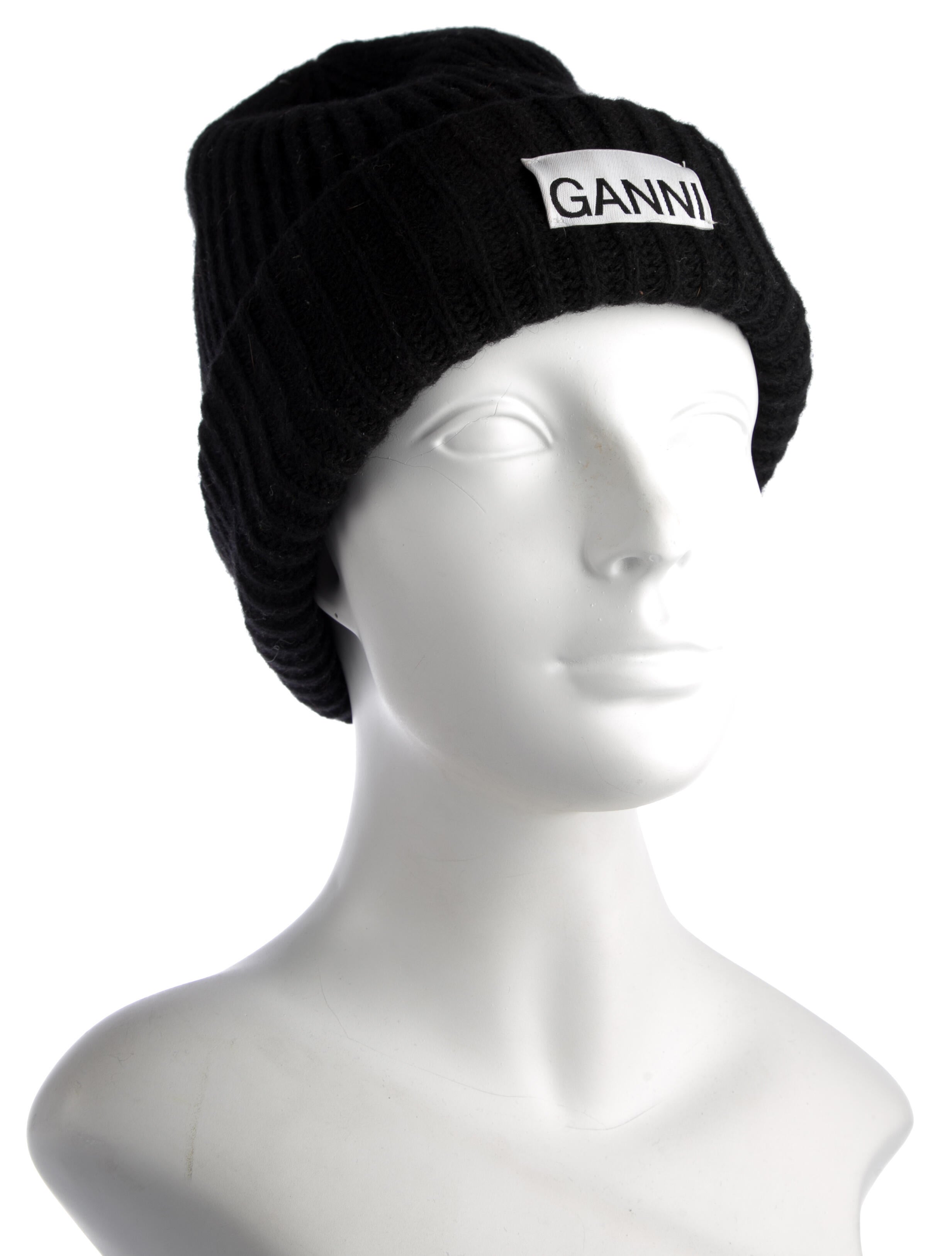 Ganni knitted beanie
