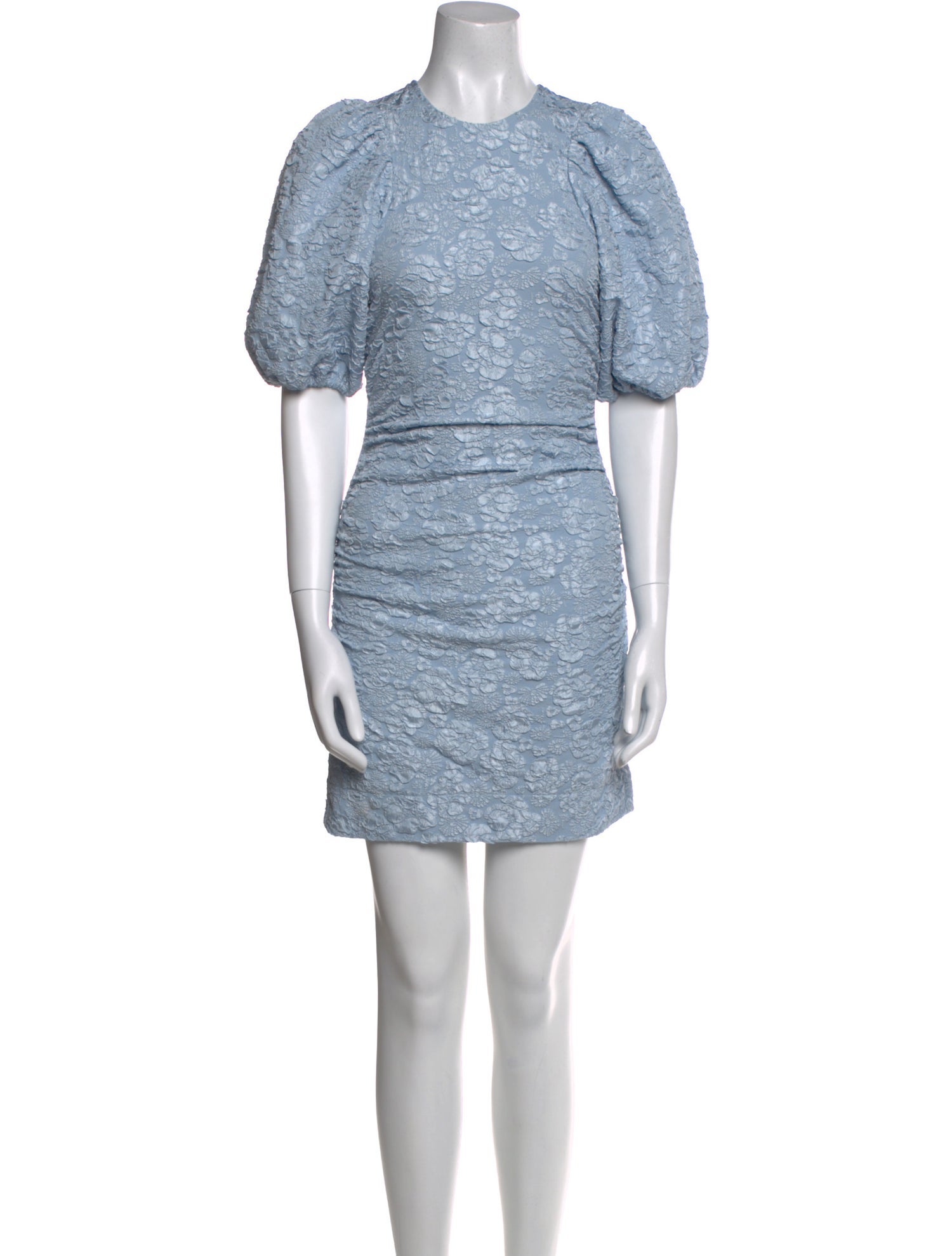 Ganni Crew Neck Mini Dress