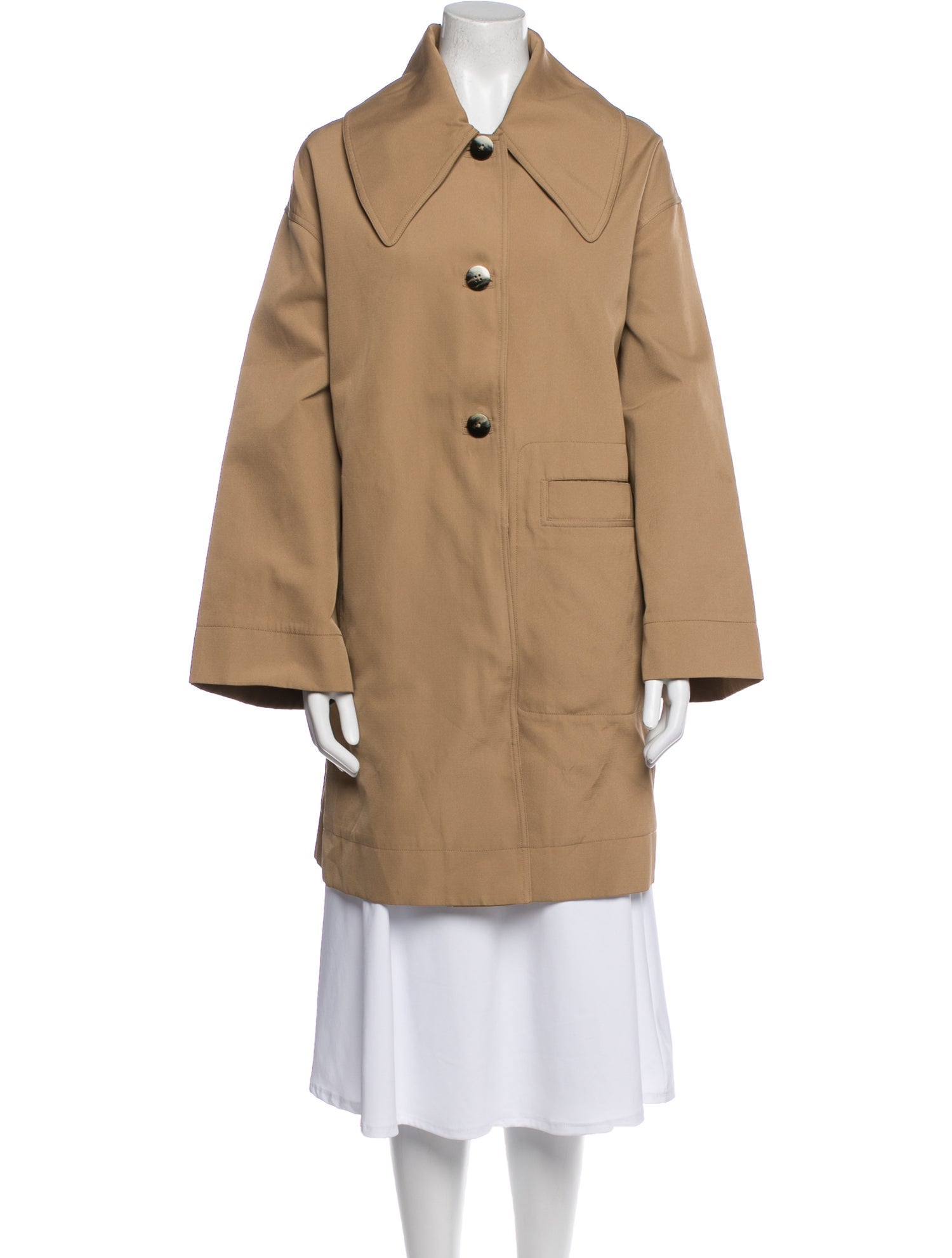 Ganni Peacoat