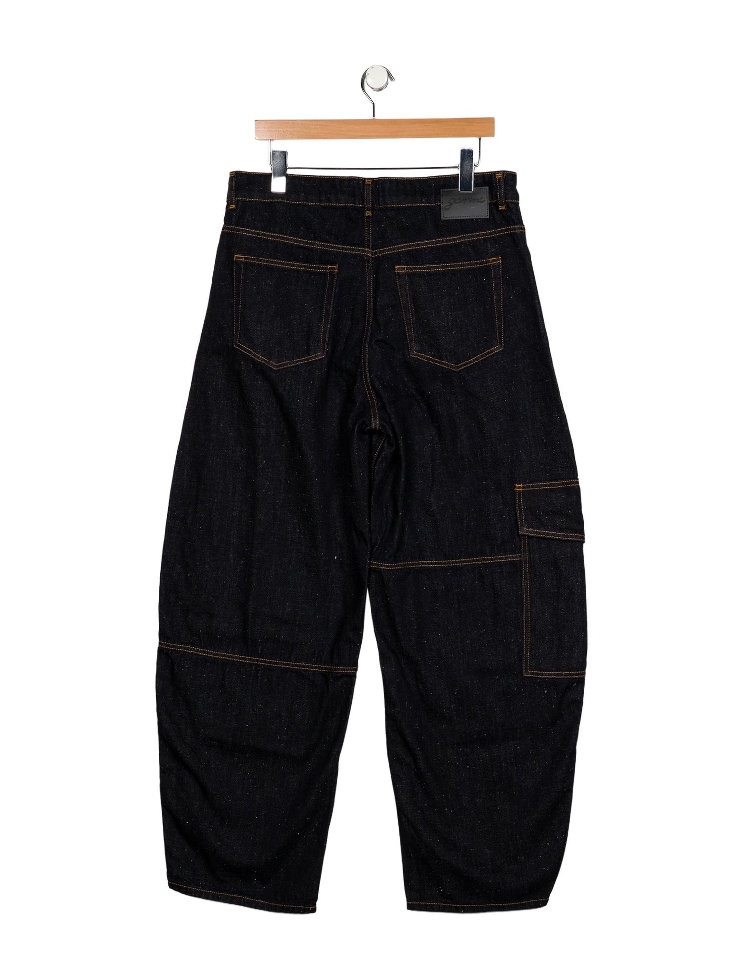 Ganni High-Rise Wide Leg Jeans w/ Tags