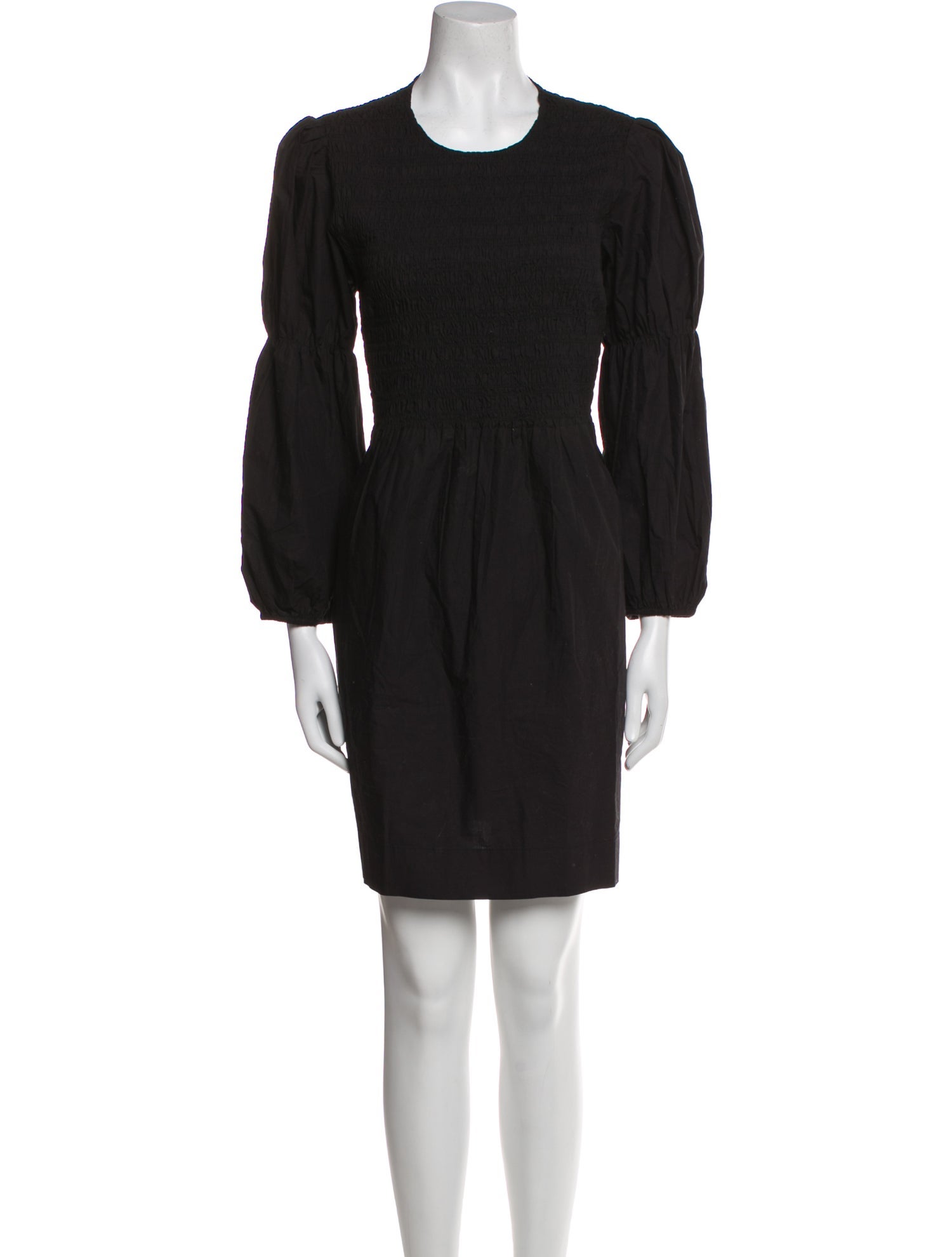 Ganni Crew Neck Mini Dress