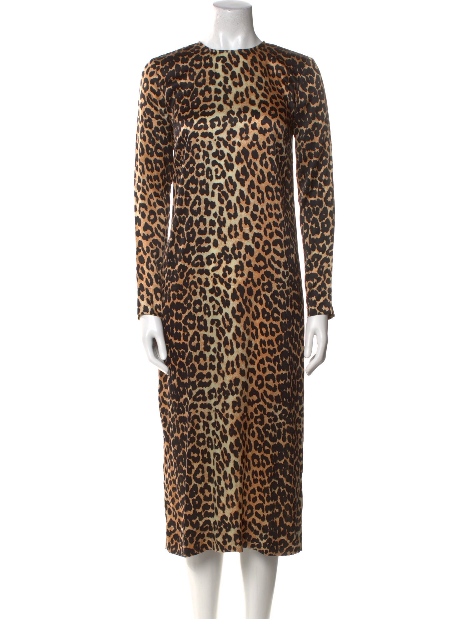 Ganni Silk Long Dress