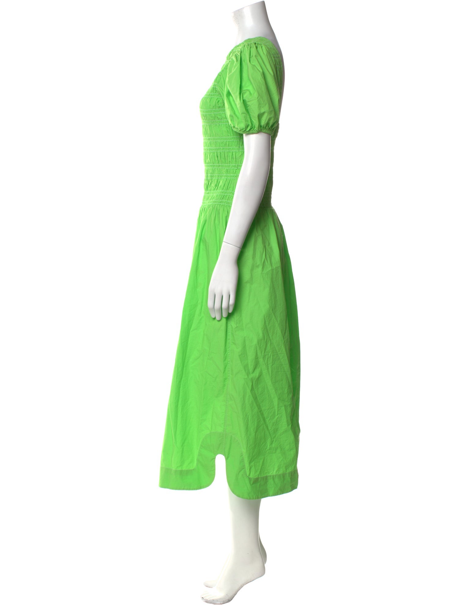 Ganni Crew Neck Long Dress