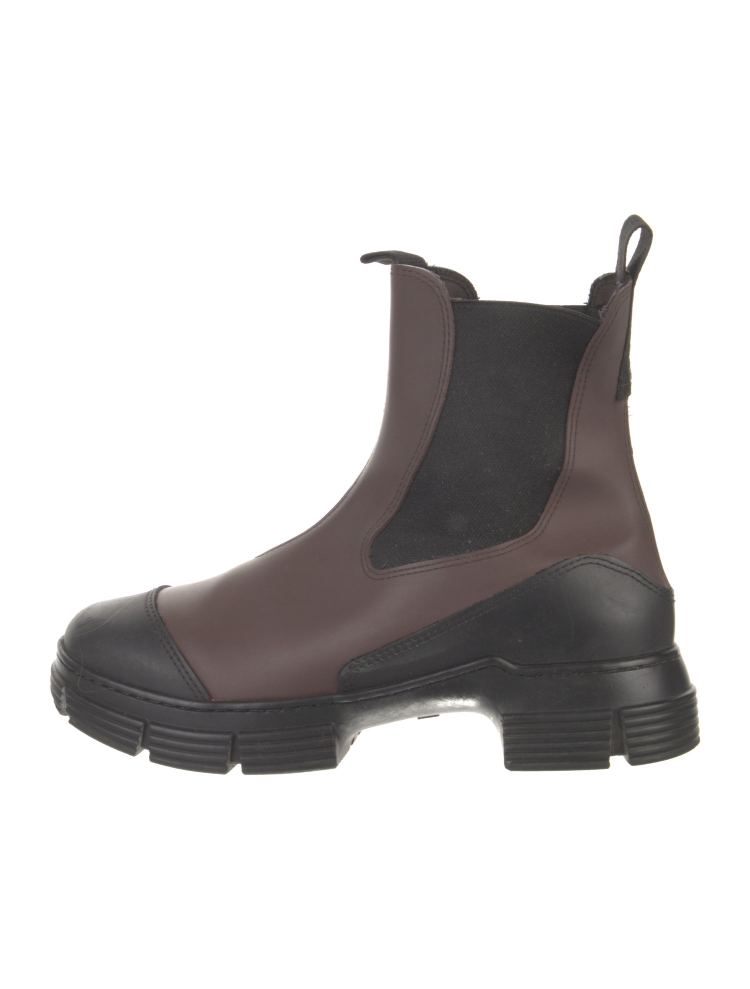 Ganni Leather Chelsea Boots