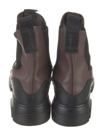 Ganni Leather Chelsea Boots