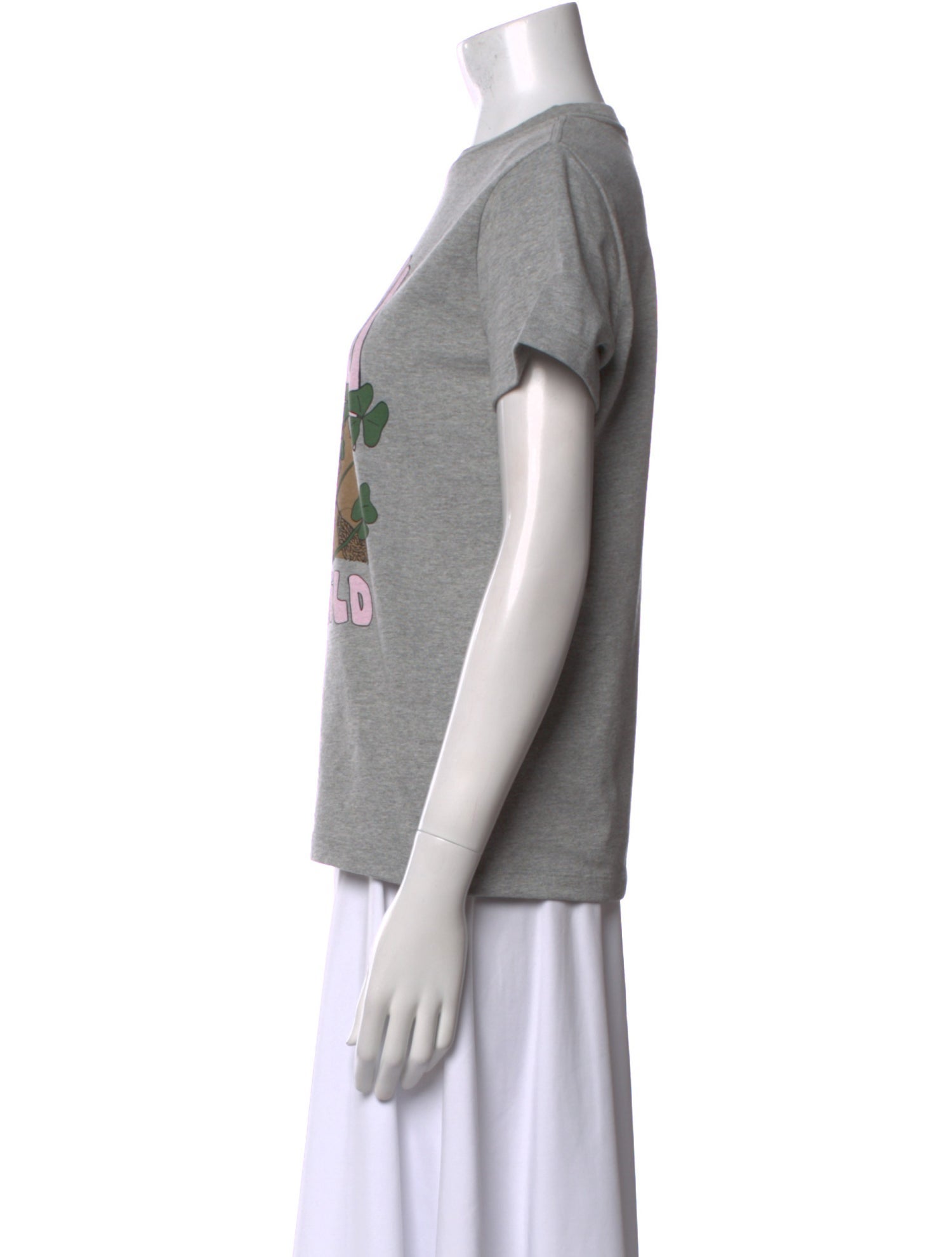 Ganni Graphic Print Crew Neck T-Shirt