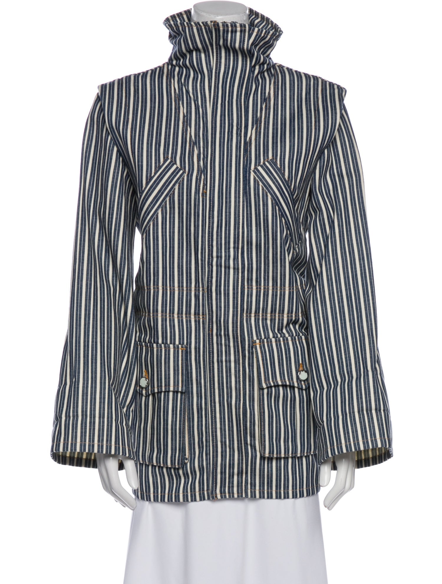 Ganni Striped Blazer