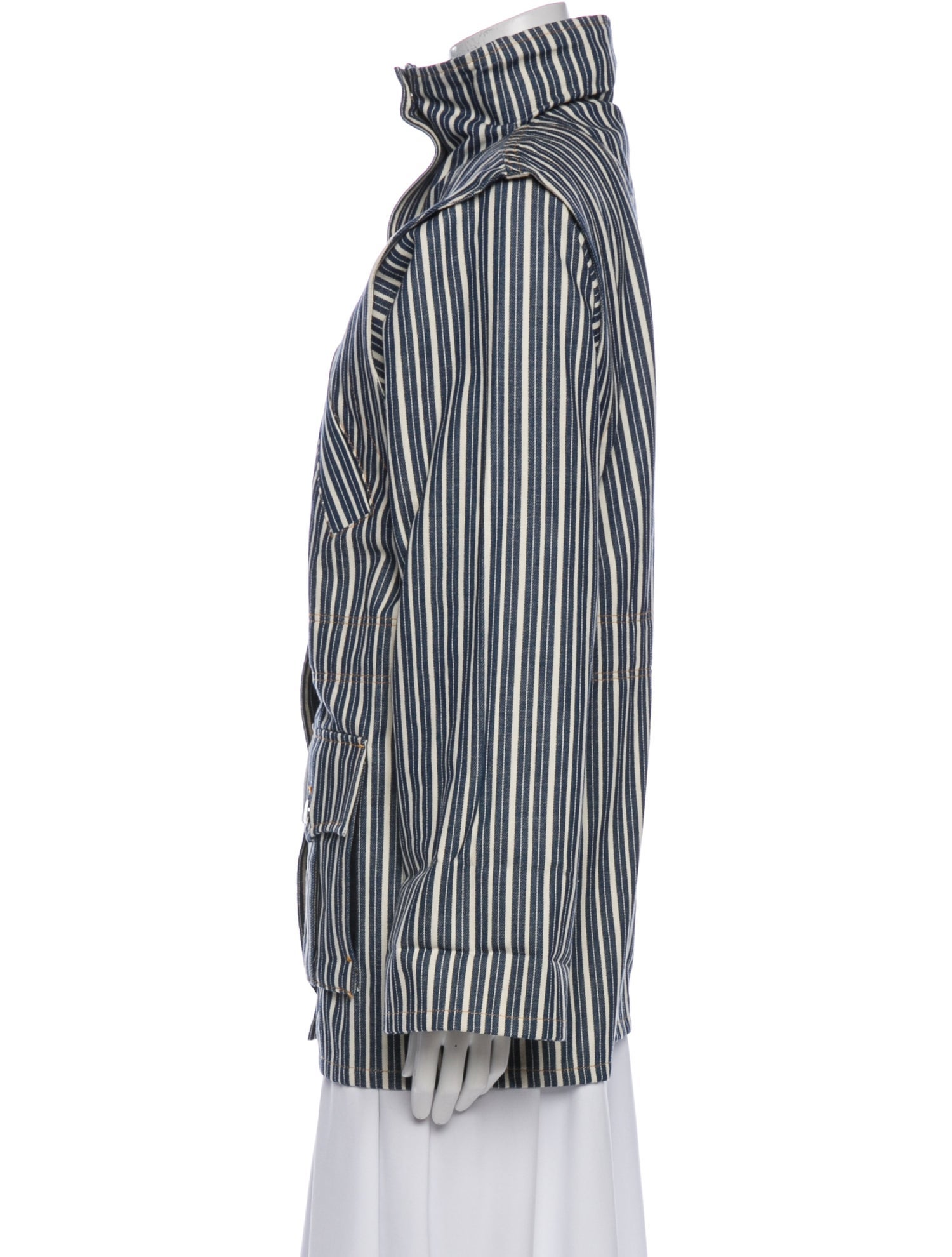 Ganni Striped Blazer