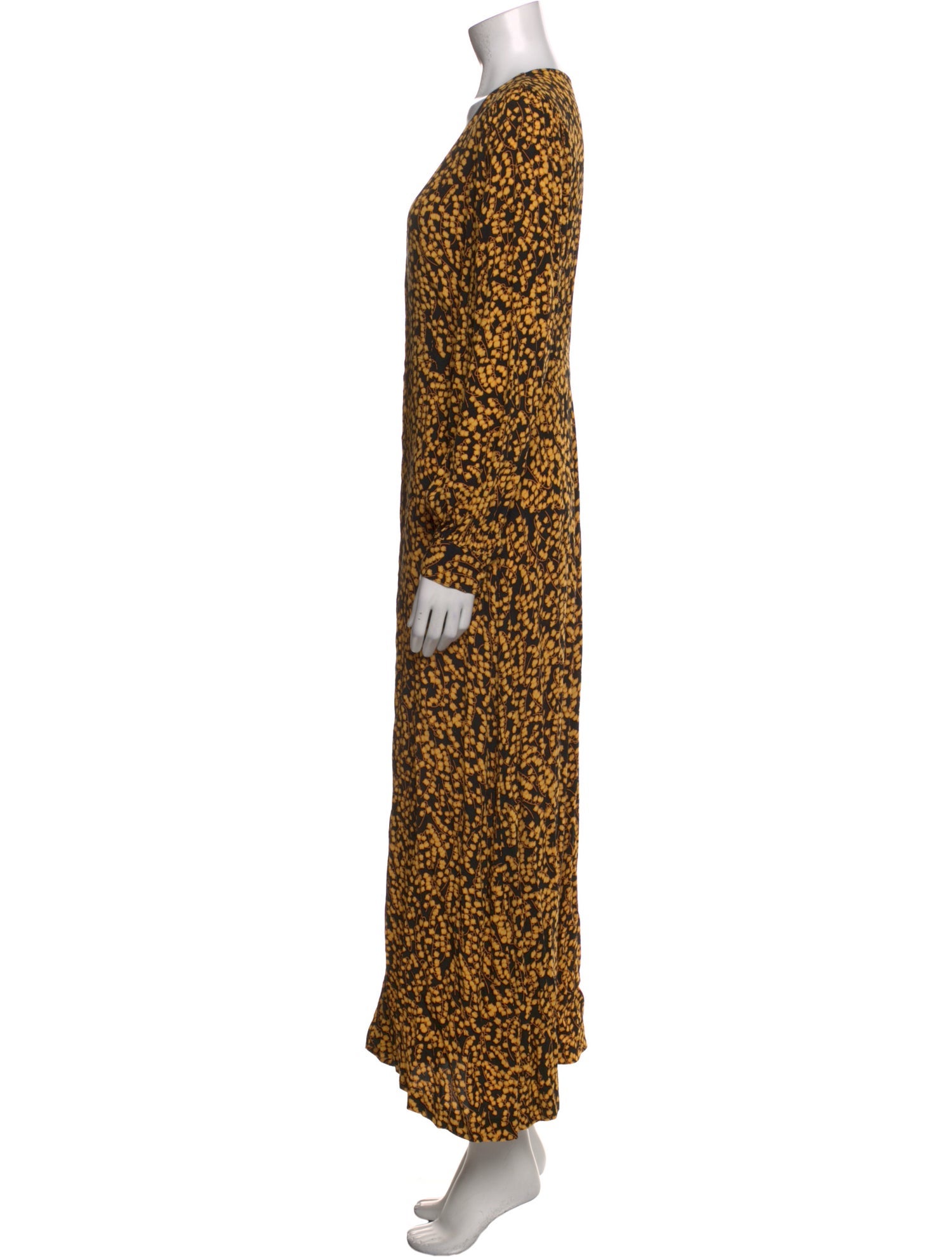 Ganni Printed Long Dress